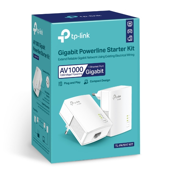 TP-LINK Powerline Adapter KIT TL-PA7019P Kit TP-LINK Powerline Adapter KIT TL-PA7019P Kit