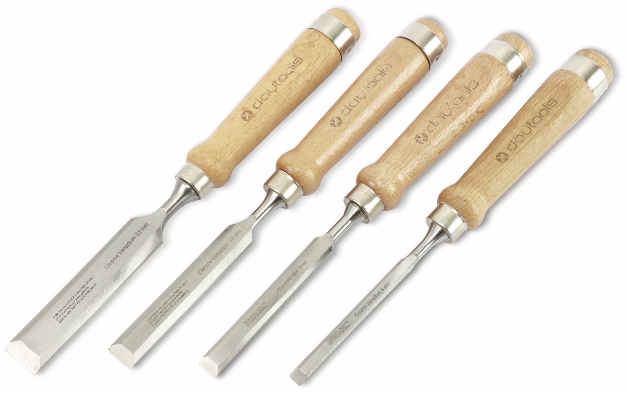 DAYTOOLS Stechbeitel-Satz SBS-4, nach DIN 5139, 4-teilig DAYTOOLS Stechbeitel-Satz SBS-4, nach DIN 5139, 4-teilig