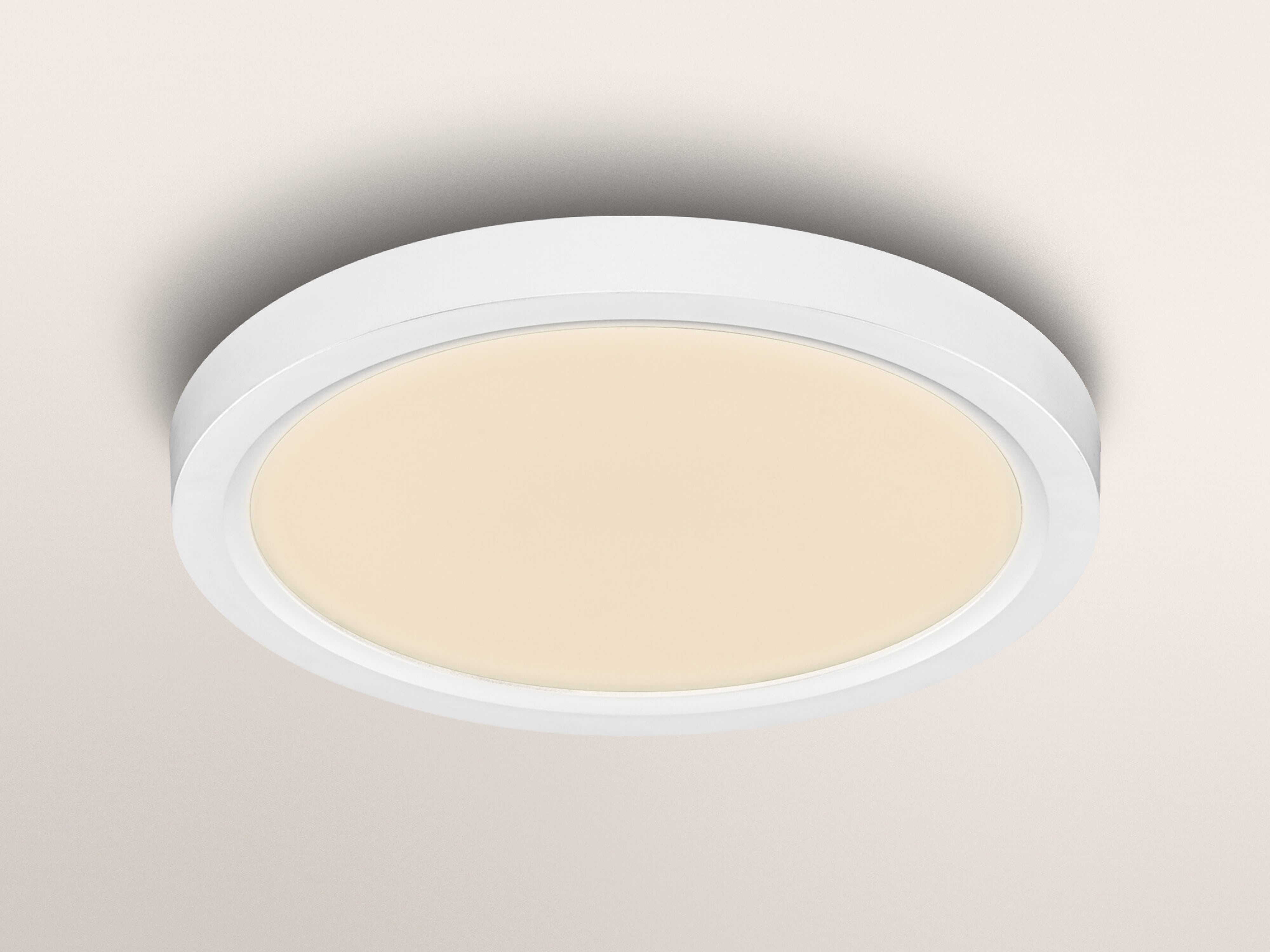 OSRAM LED-Deckenleuchte, 16W, 3000K, 1200lm, warmweiß, IP20, dimmbar, weiß, Ø19,5 cm OSRAM LED-Deckenleuchte, 16W, 3000K, 1200lm, warmweiß, IP20, dimmbar, weiß, Ø19,5 cm