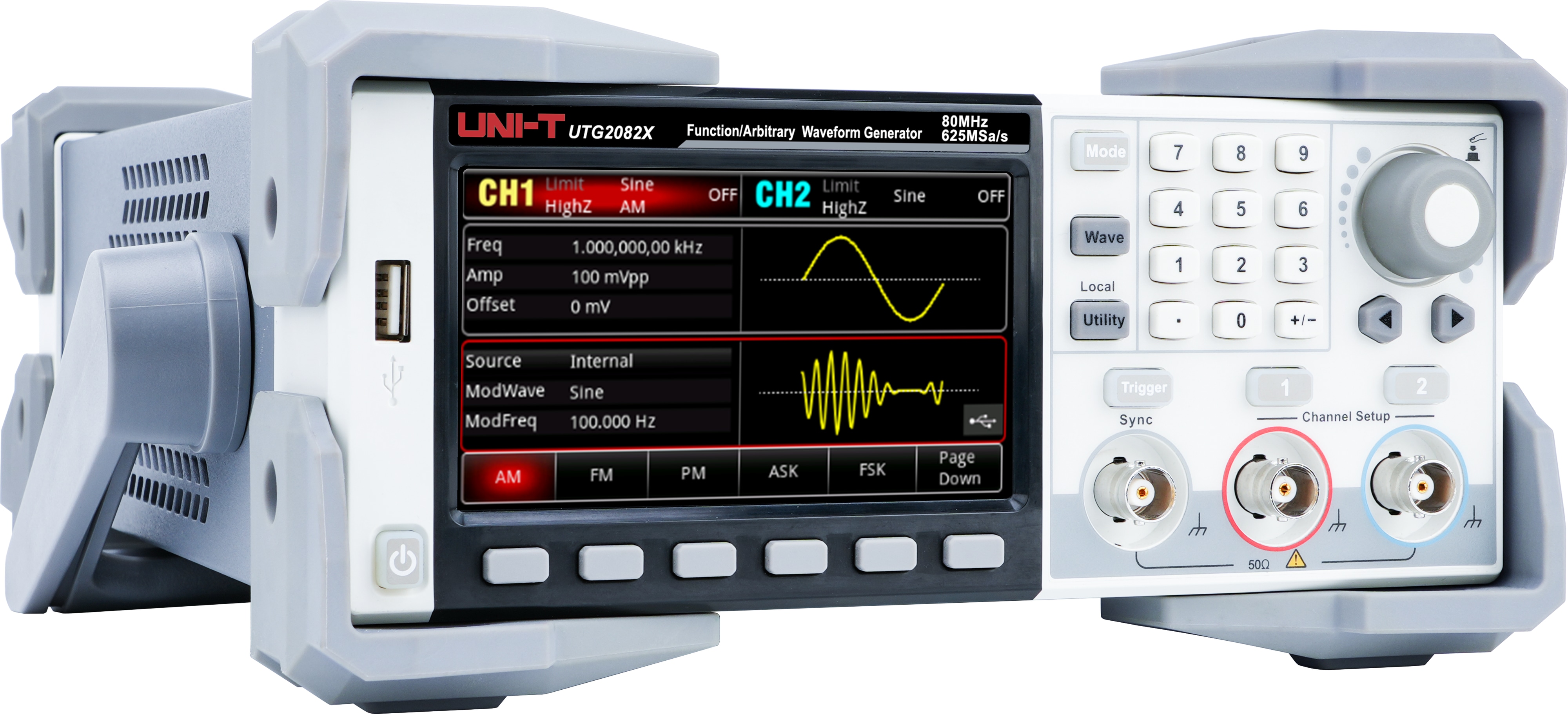 UNI-T Funktionsgenerator, UTG2082X, 80 MHz, 2 Kanal UNI-T Funktionsgenerator, UTG2082X, 80 MHz, 2 Kanal