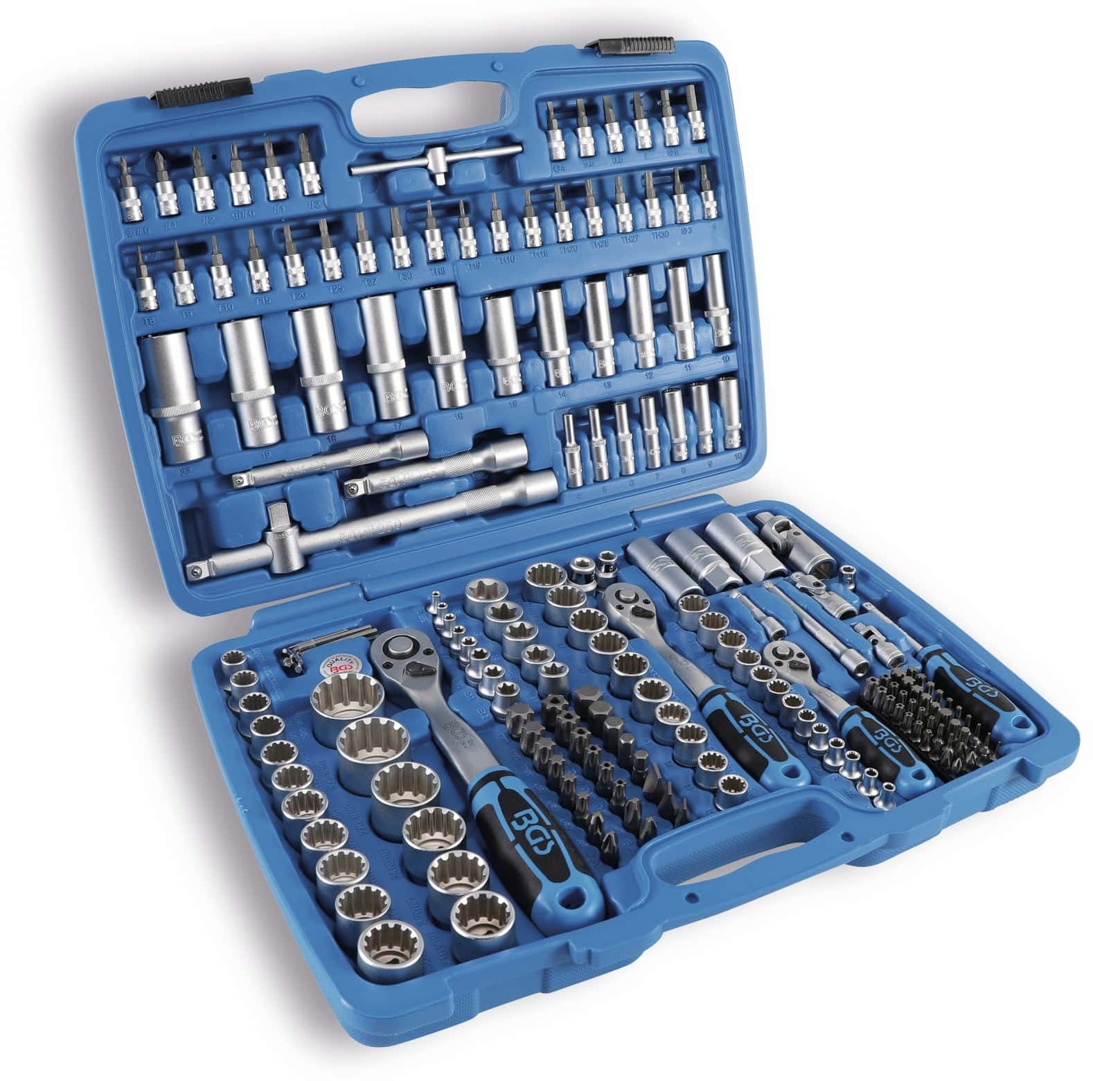 BGS TECHNIC Steckschlüssel-Satz, 2247, 6,3mm (1/4"), 10mm (3/8"), 12,5mm (1/2"), 192-tlg. BGS TECHNIC Steckschlüssel-Satz, 2247, 6,3mm (1/4"), 10mm (3/8"), 12,5mm (1/2"), 192-tlg.