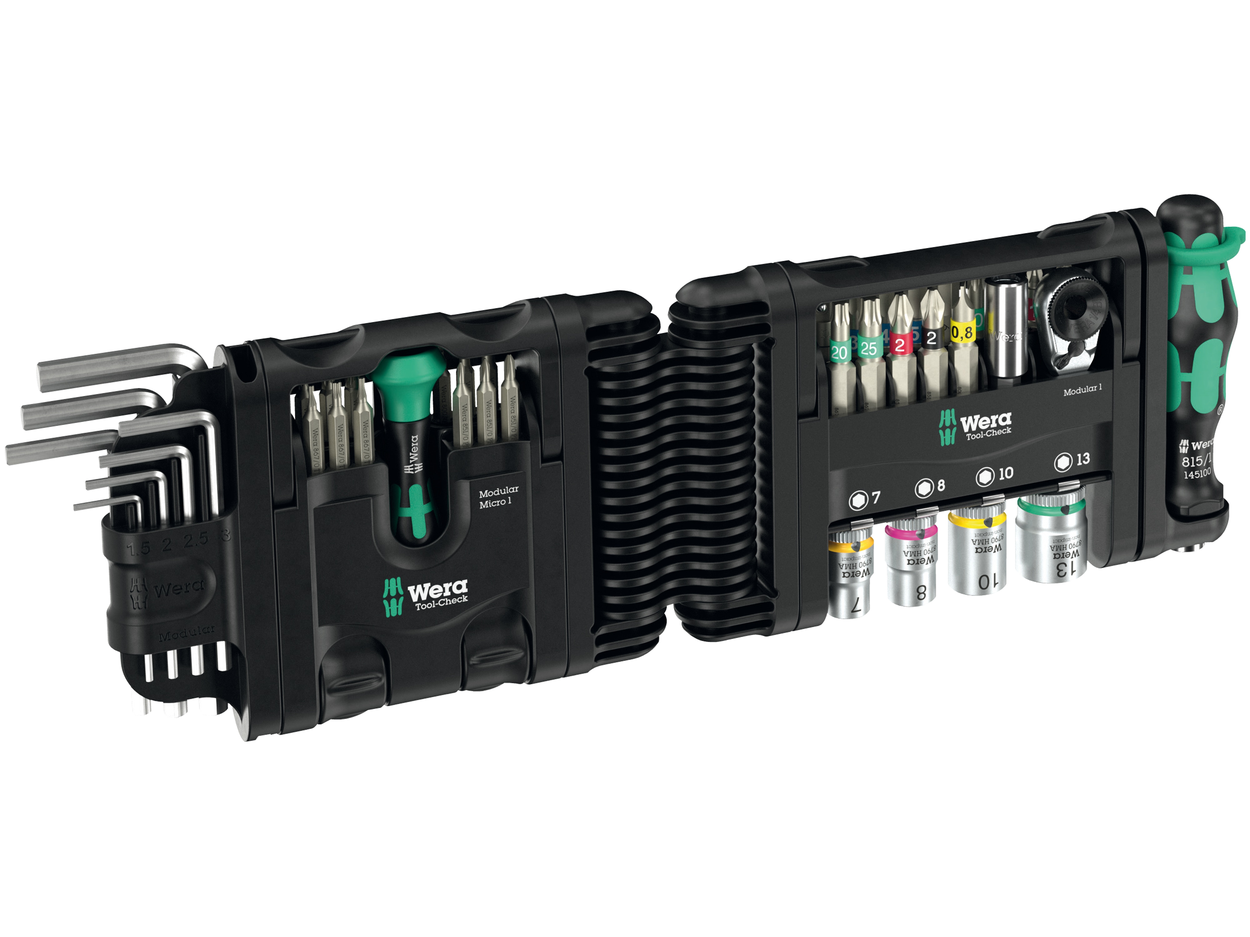 WERA Bi-Set, Tool-Check Modular Set 1, 05049020001, 50-teilig WERA Bi-Set, Tool-Check Modular Set 1, 05049020001, 50-teilig