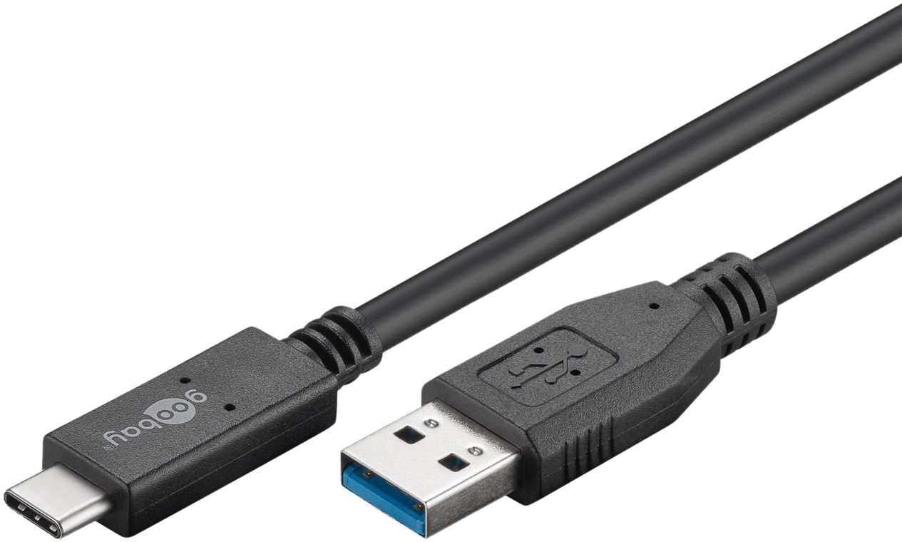 GOOBAY USB-C Kabel 41073 C/A 3.2 0,5m schwarz GOOBAY USB-C Kabel 41073 C/A 3.2 0,5m schwarz