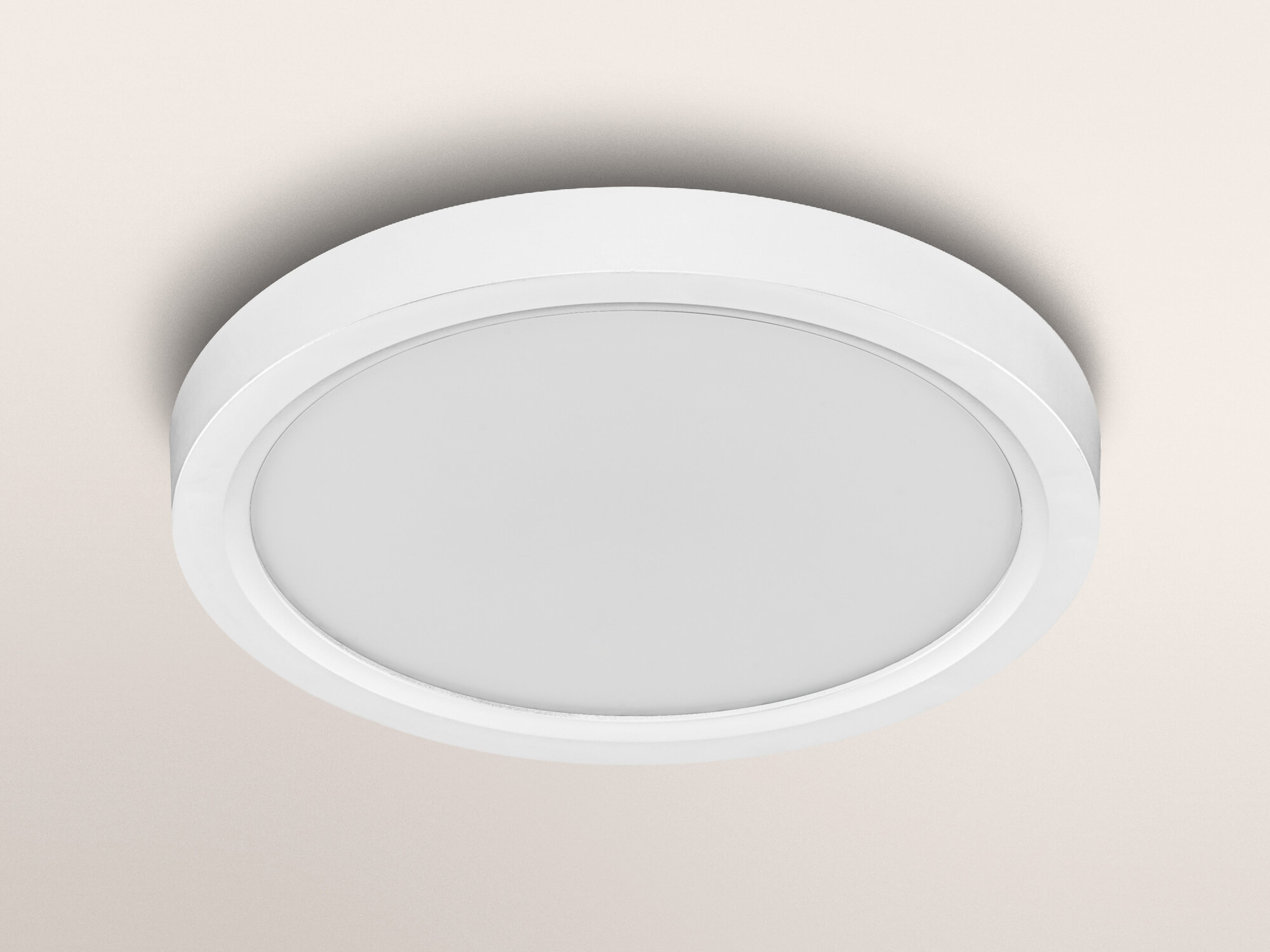 OSRAM LED-Deckenleuchte, 20W, 3000K, 2100lm, warmweiß, IP20, dimmbar, weiß, Ø24,5 cm OSRAM LED-Deckenleuchte, 20W, 3000K, 2100lm, warmweiß, IP20, dimmbar, weiß, Ø24,5 cm