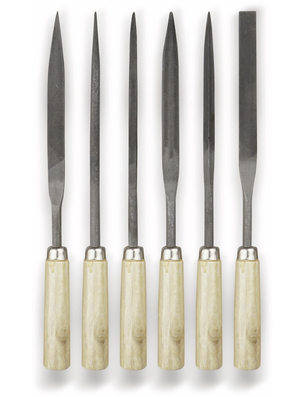 DONAU ELEKTRONIK Schlüsselfeilen Set M59, 6 teilig, 180 mm DONAU ELEKTRONIK Schlüsselfeilen Set M59, 6 teilig, 180 mm