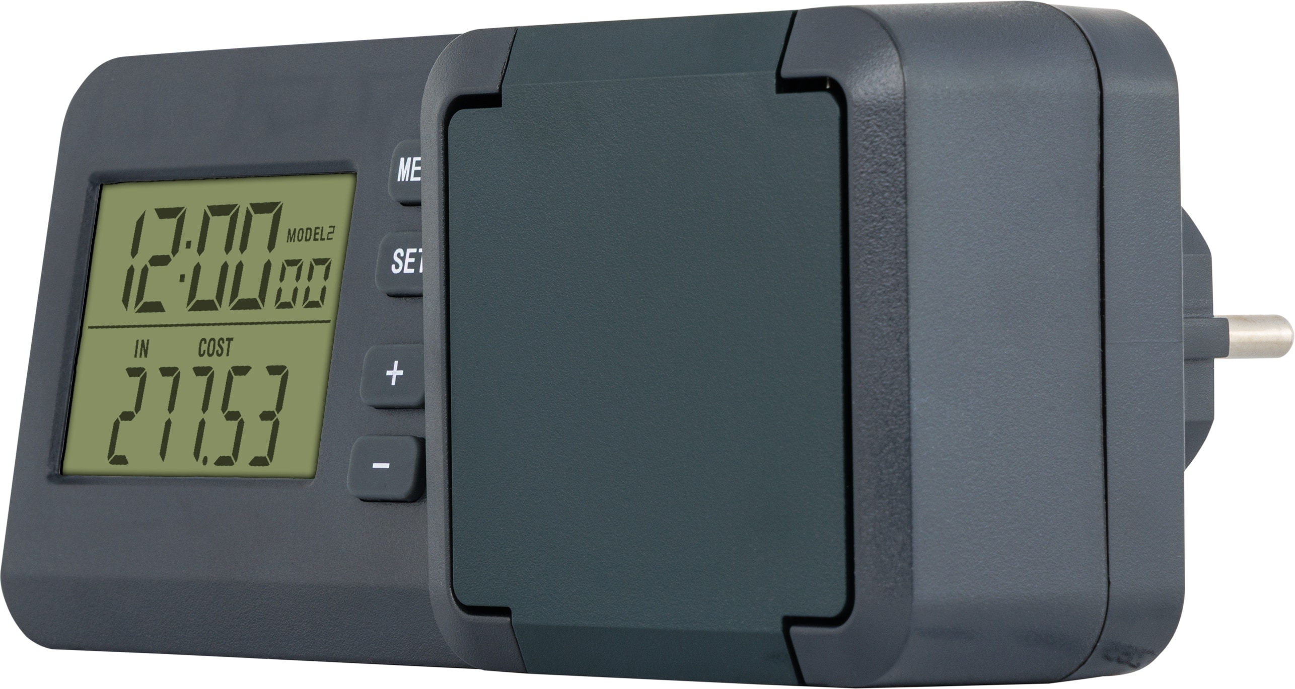 REV Energiekostenmessgerät EP011CTL-GR, LCD-Display, IP44, schwarz/grün REV ENERGIEKOSTENMESSGERÄT EP011CTL-GR, LCD-DISPLAY, IP44, SCHWARZ-GRÜN