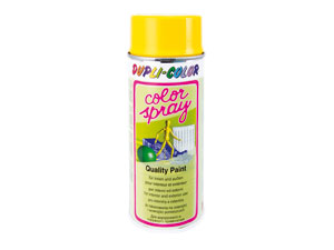 DUPLI-COLOR Kunstharzlackspray, rapsgelb glänzend, 400 ml DUPLI-COLOR Kunstharzlackspray, rapsgelb glänzend, 400 ml