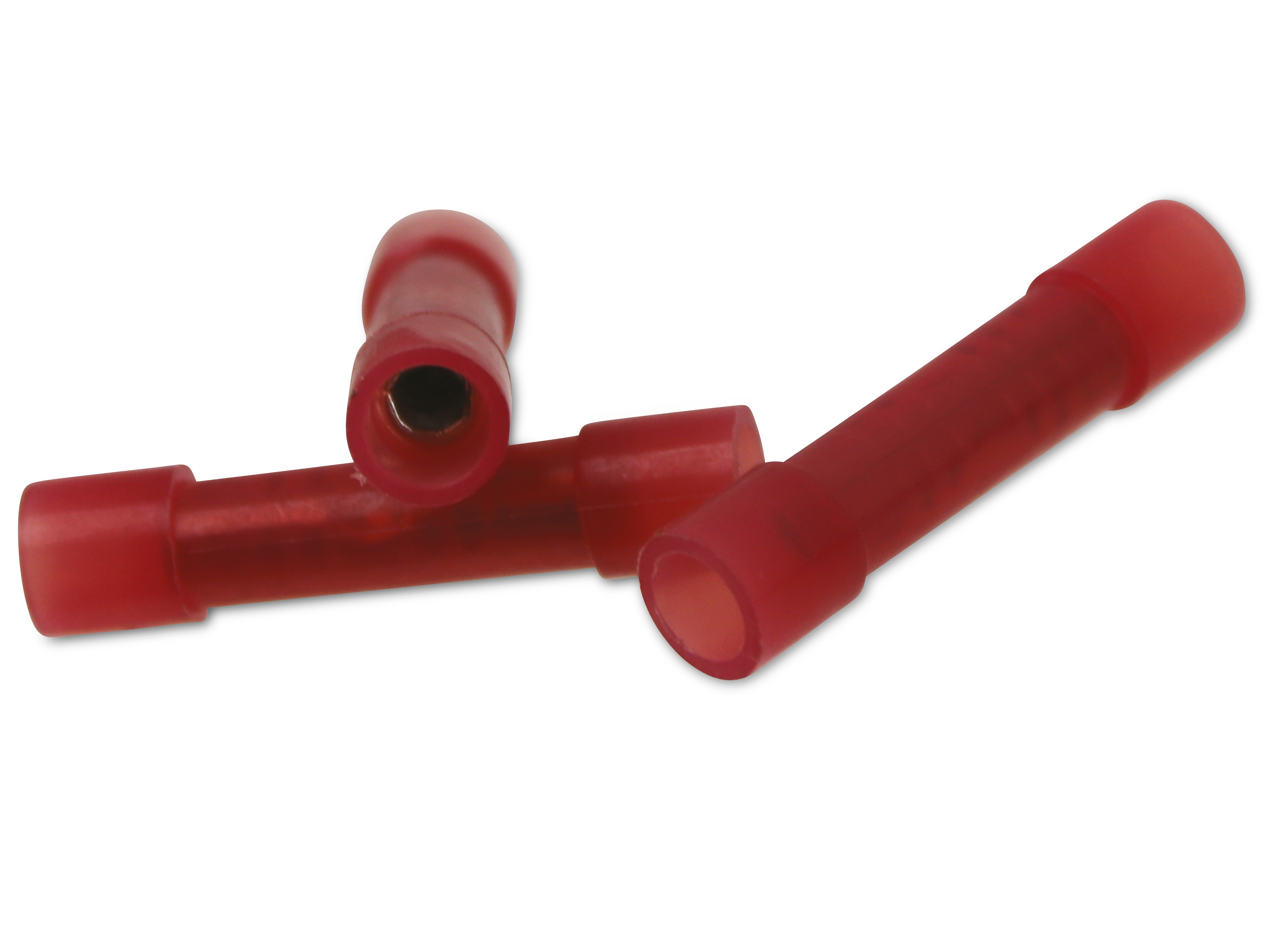 Stoß-Quetschverbinder, 10 Stück, rot Stoß-Quetschverbinder, 10 Stück, rot