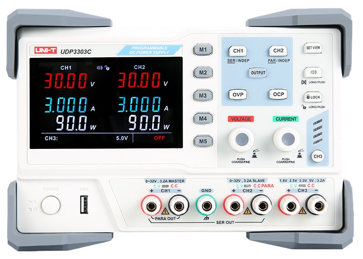 UNI-T Labornetzteil UDP3303C, 3-Kanal, RS232, 0...30 V, 0...3 A, 195 W UNI-T Labornetzteil UDP3303C, 3-Kanal, RS232, 0...30 V, 0...3 A, 195 W