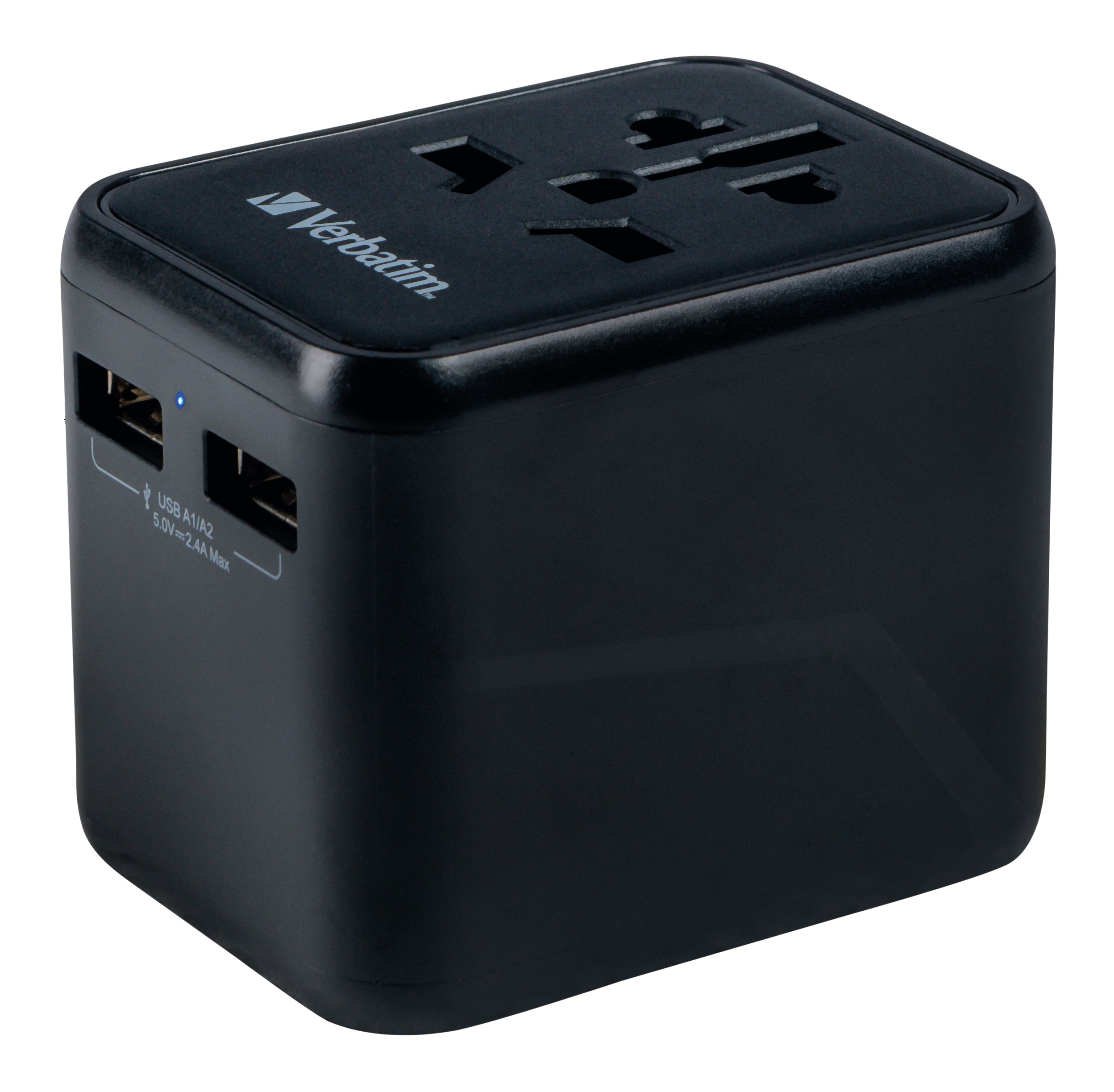 VERBATIM Universal-Reise-Adapter UTA-01, 1x Stromstecker, 2x USB-A VERBATIM Universal-Reise-Adapter UTA-01, 1x Stromstecker, 2x USB-A
