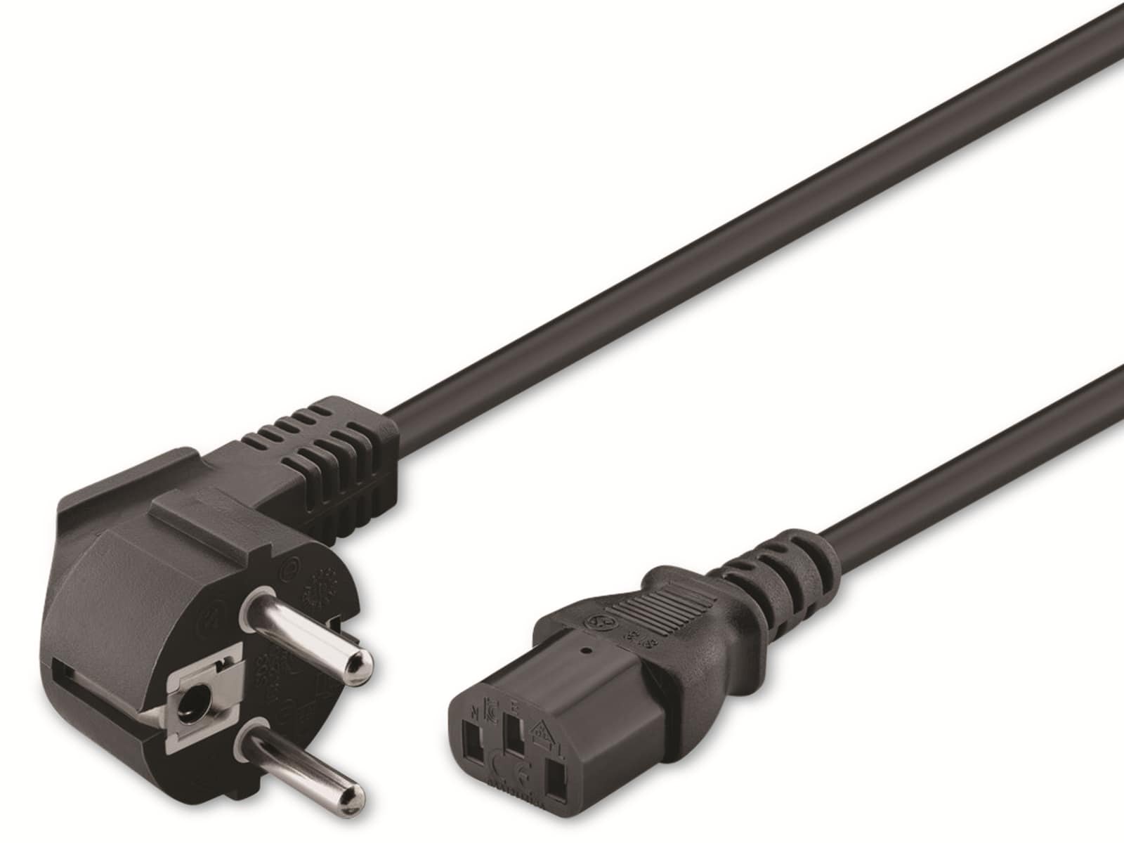 GOOBAY Kaltgerätekabel NK 101 S-300, 3 m, schwarz GOOBAY Kaltgerätekabel NK 101 S-300, 3 m, schwarz