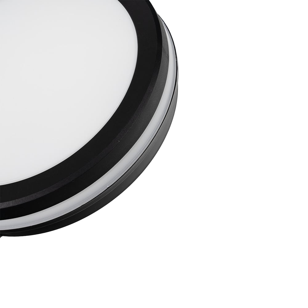 LUXULA LED-Deckenleuchte, 30W, EEK: F, 3000lm, CCT, IP65, schwarz/weiß LUXULA LED-Deckenleuchte, 30W, EEK: F, 3000lm, CCT, IP65, schwarz/weiß