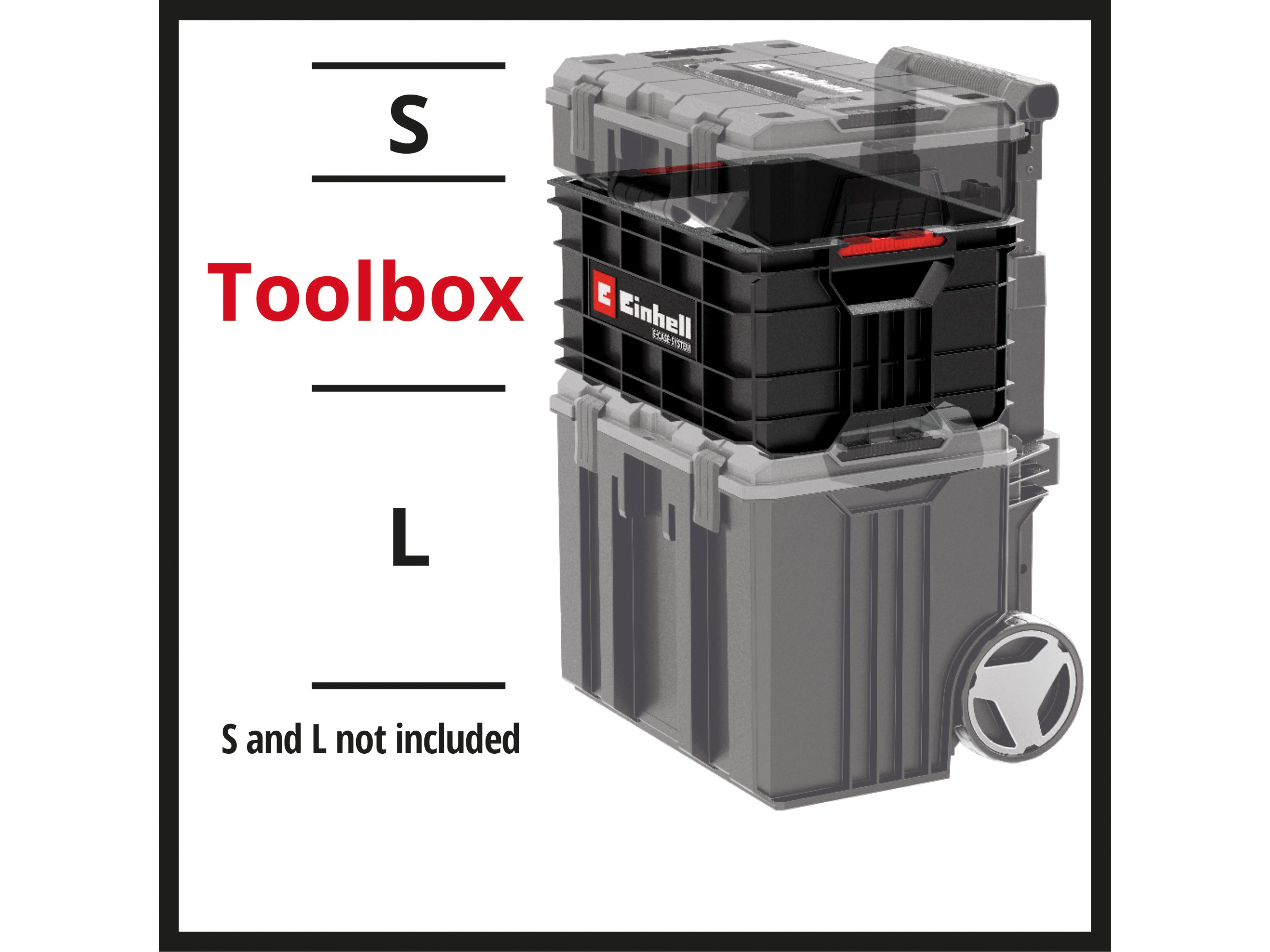 EINHELL Systemkoffer E-Case Werkzeugkiste EINHELL Systemkoffer E-Case Werkzeugkiste