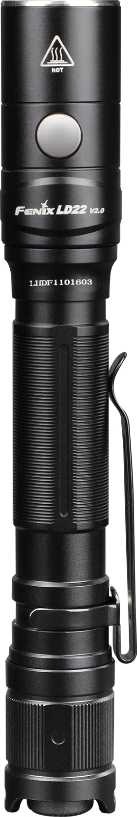 FENIX LED-Taschenlampe LD 22 V2.0, Akkubetrieb, schwarz FENIX LED-Taschenlampe LD 22 V2.0, Akkubetrieb, schwarz