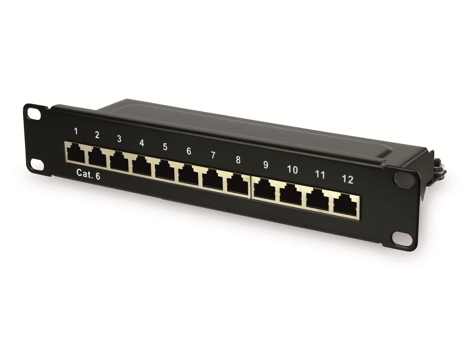 RED4POWER CAT.6 Patchpanel R4-N105S, 12-fach, 10", schwarz RED4POWER CAT.6 Patchpanel R4-N105S, 12-fach, 10", schwarz