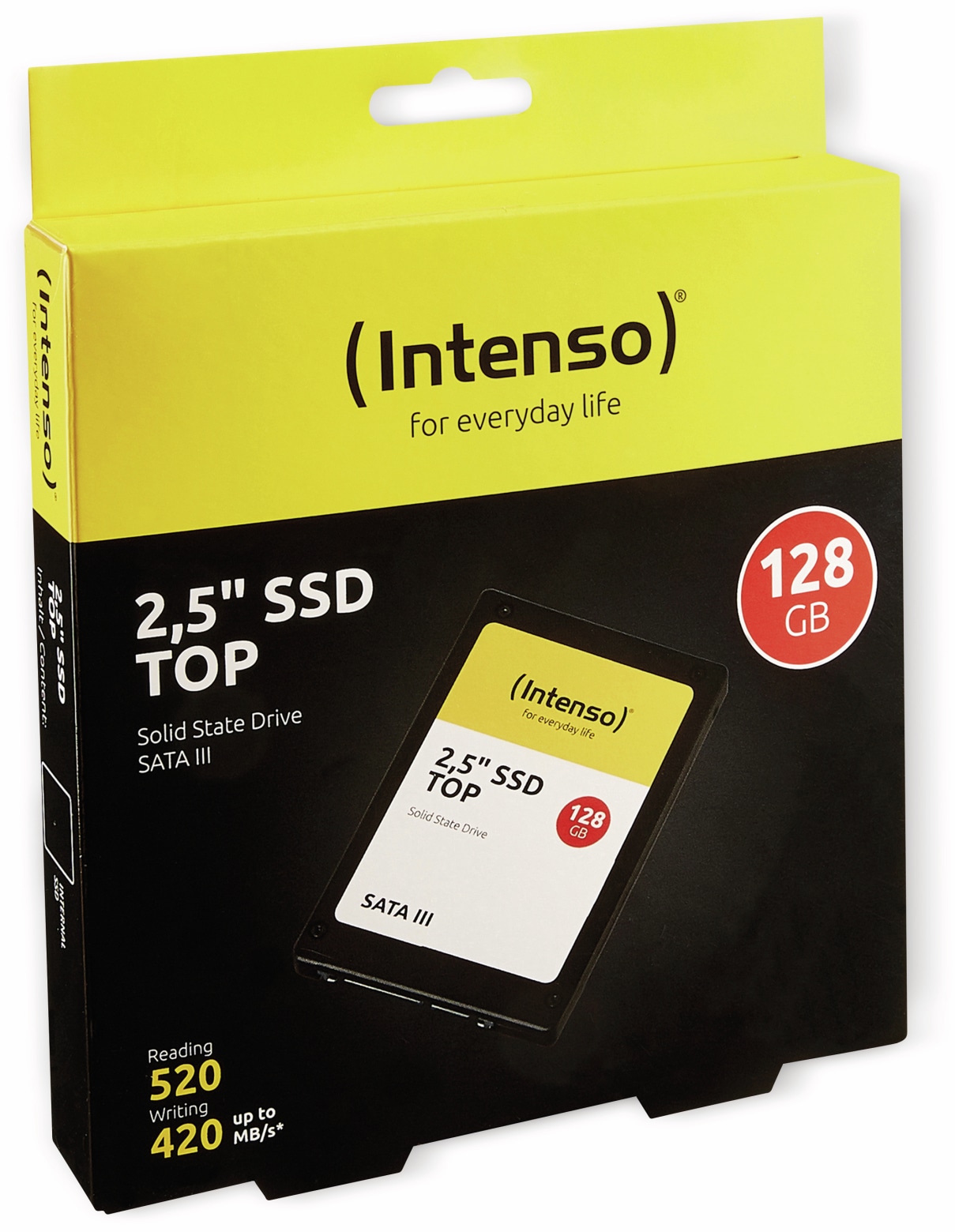 INTENSO interne SSD-Festplatte, SATA III Top, 128 GB INTENSO interne SSD-Festplatte, SATA III Top, 128 GB