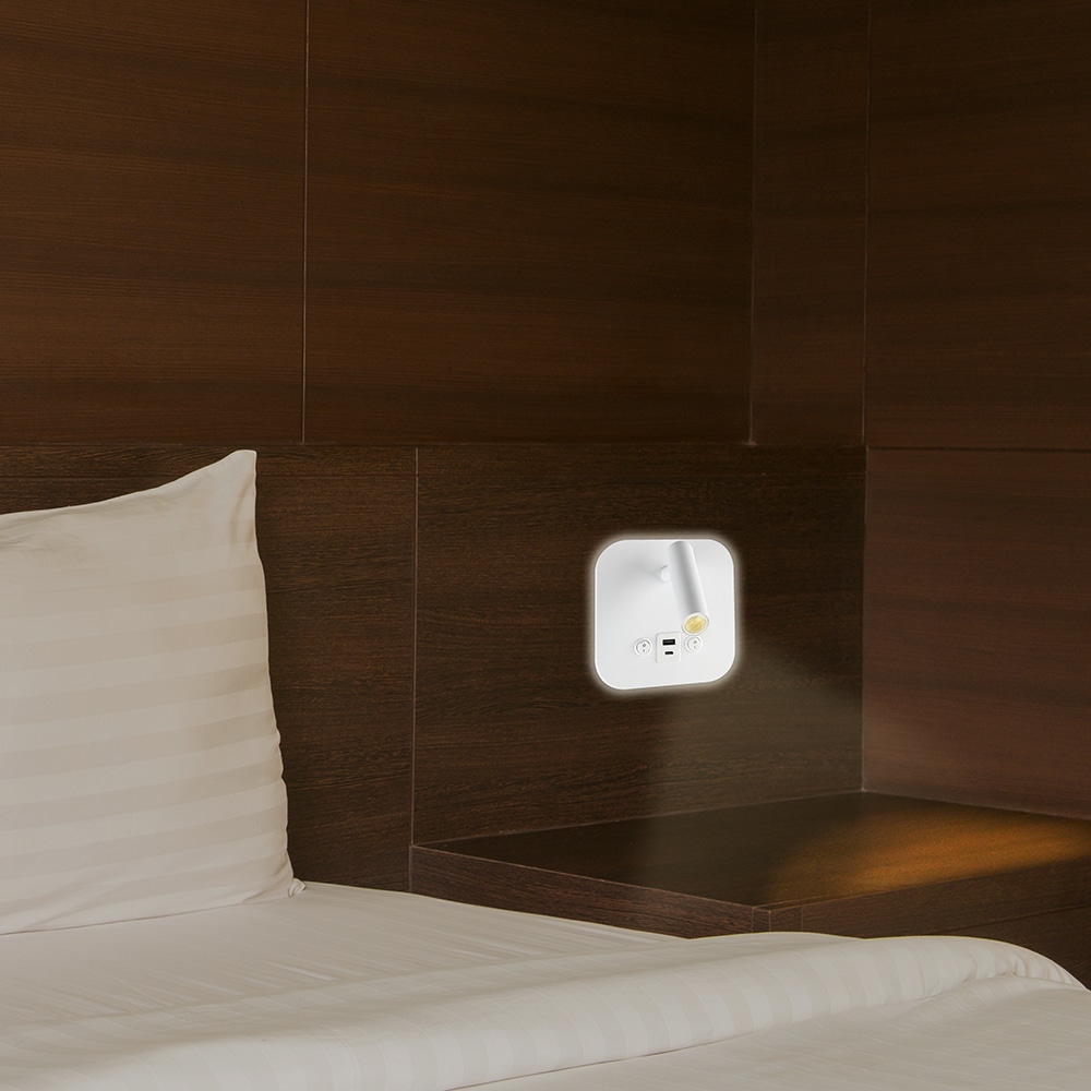 V-TAC LED-Wandleuchte VT-80068, 8W, 3000K, EEK: F, CREE Chip, 830lm, IP20, weiß V-TAC LED-Wandleuchte VT-80068, 8W, 3000K, EEK: F, CREE Chip, 830lm, IP20, weiß