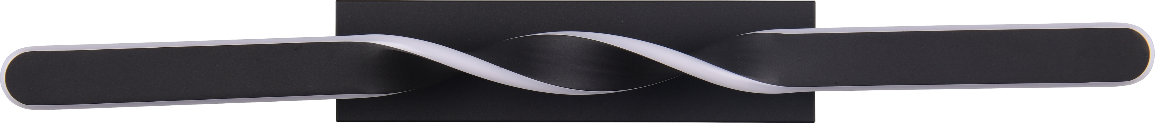 REALITY LED-Deckenleuchte GINKO, R65791132, 18W, 1980lm, 3000K, schwarz