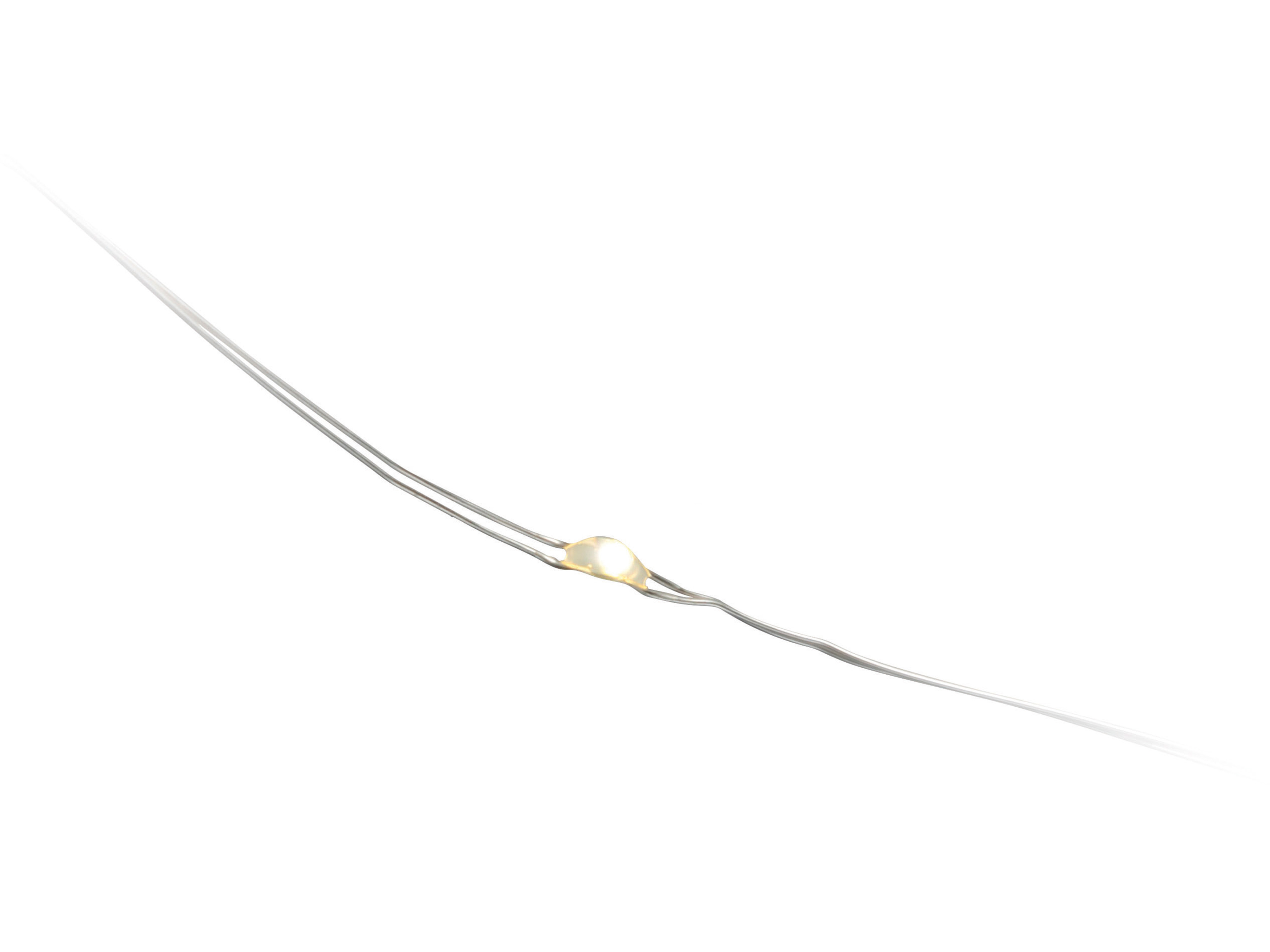 LED-Lichterkette, Silberdraht, 18 LEDs, kaltweiß, Batteriebetrieb, inkl. Batterien LED-Lichterkette, Silberdraht, 18 LEDs, weiß
