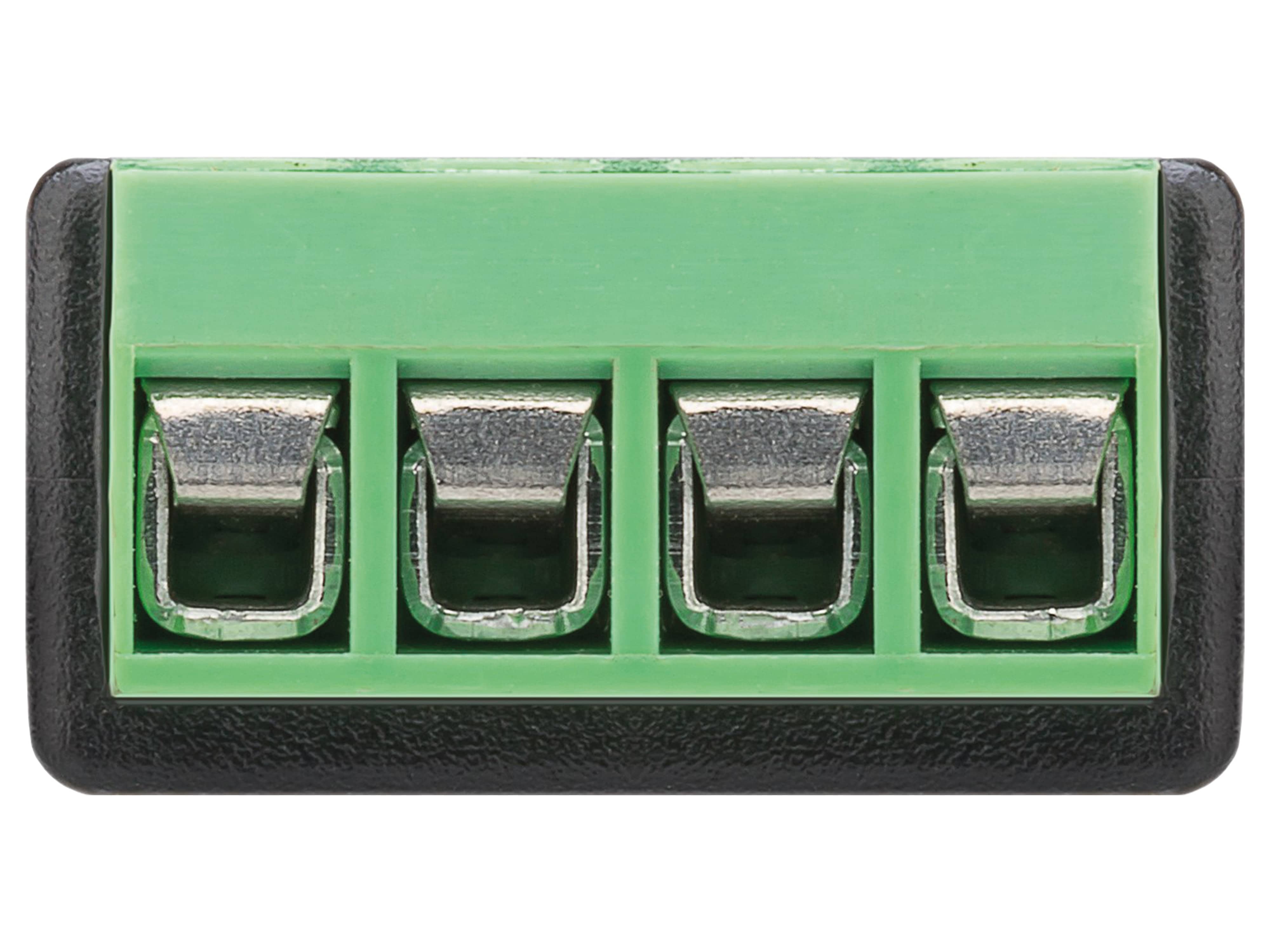 GOOBAY Terminal Block 59198, 4-pin auf 3,5 mm Klinkenstecker GOOBAY Terminal Block 59198, 4-pin auf 3,5 mm Klinkenstecker