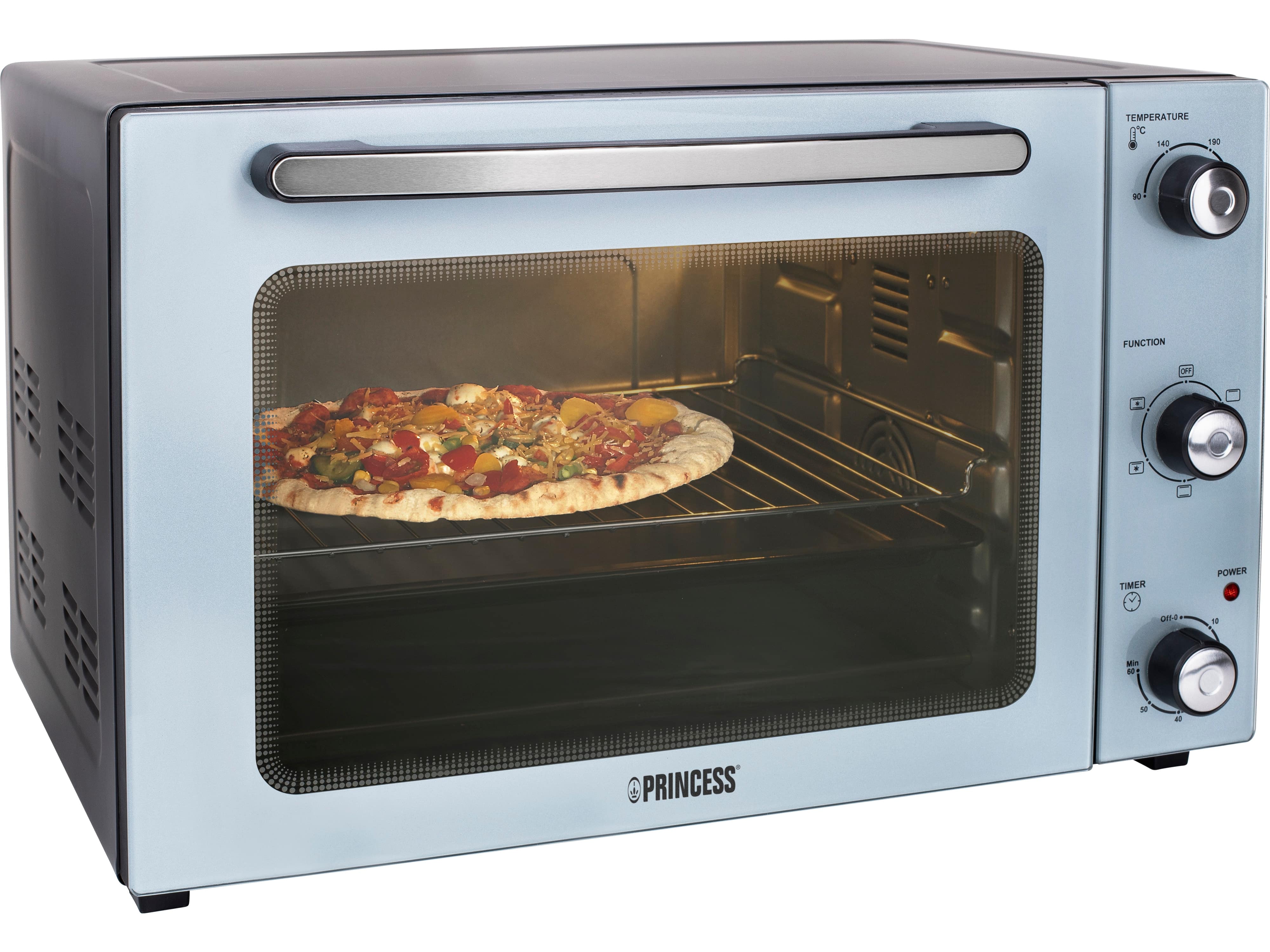 PRINCESS Mini-Backofen 01.112754.01.001, 45 L, 1800 W, Umluft, silber PRINCESS Mini-Backofen 01.112754.01.001, 45 L, 1800 W, Umluft, silber