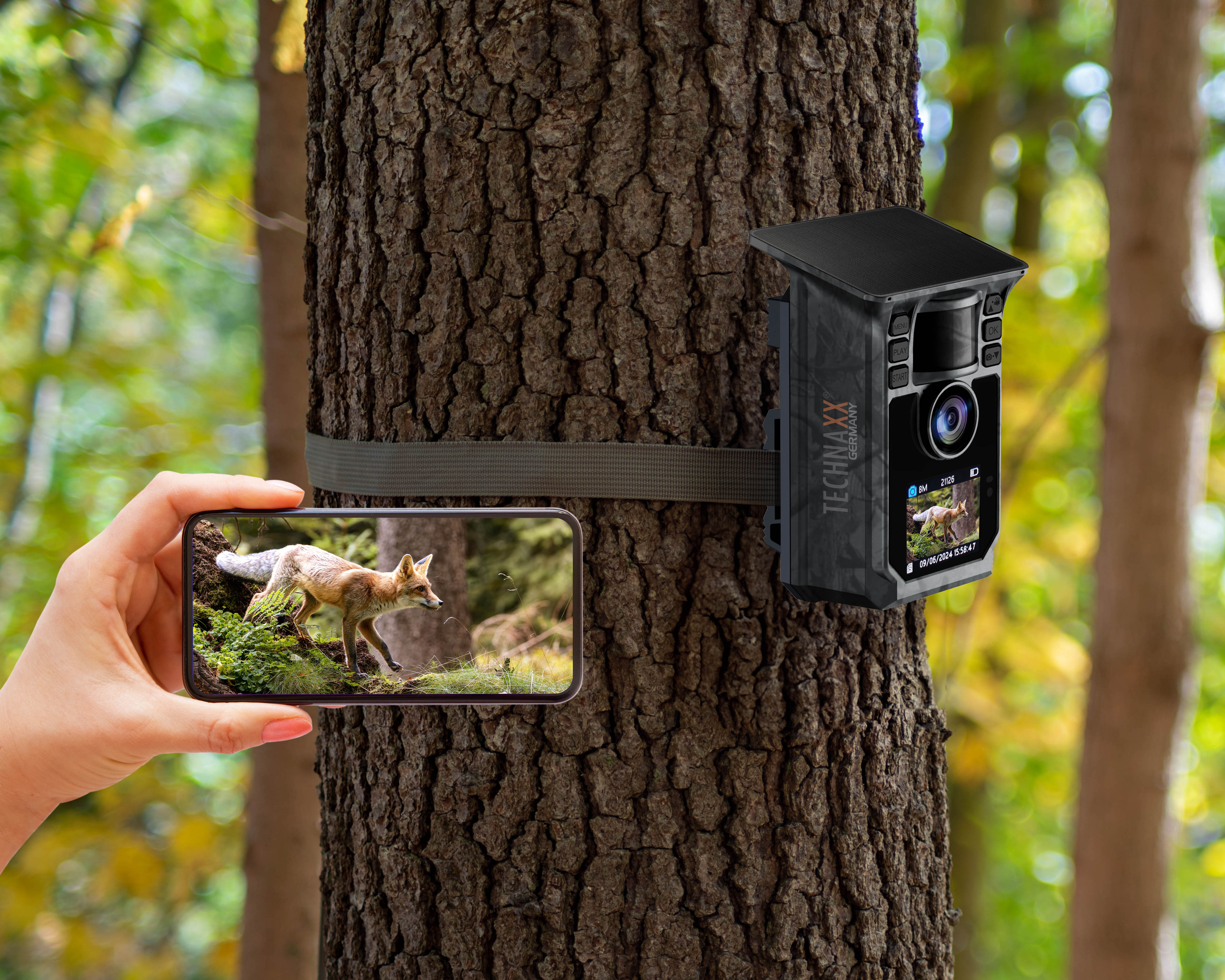 TECHNAXX Solar Wildkamera TX-326, WiFi TECHNAXX Solar Wildkamera TX-326, WiFi