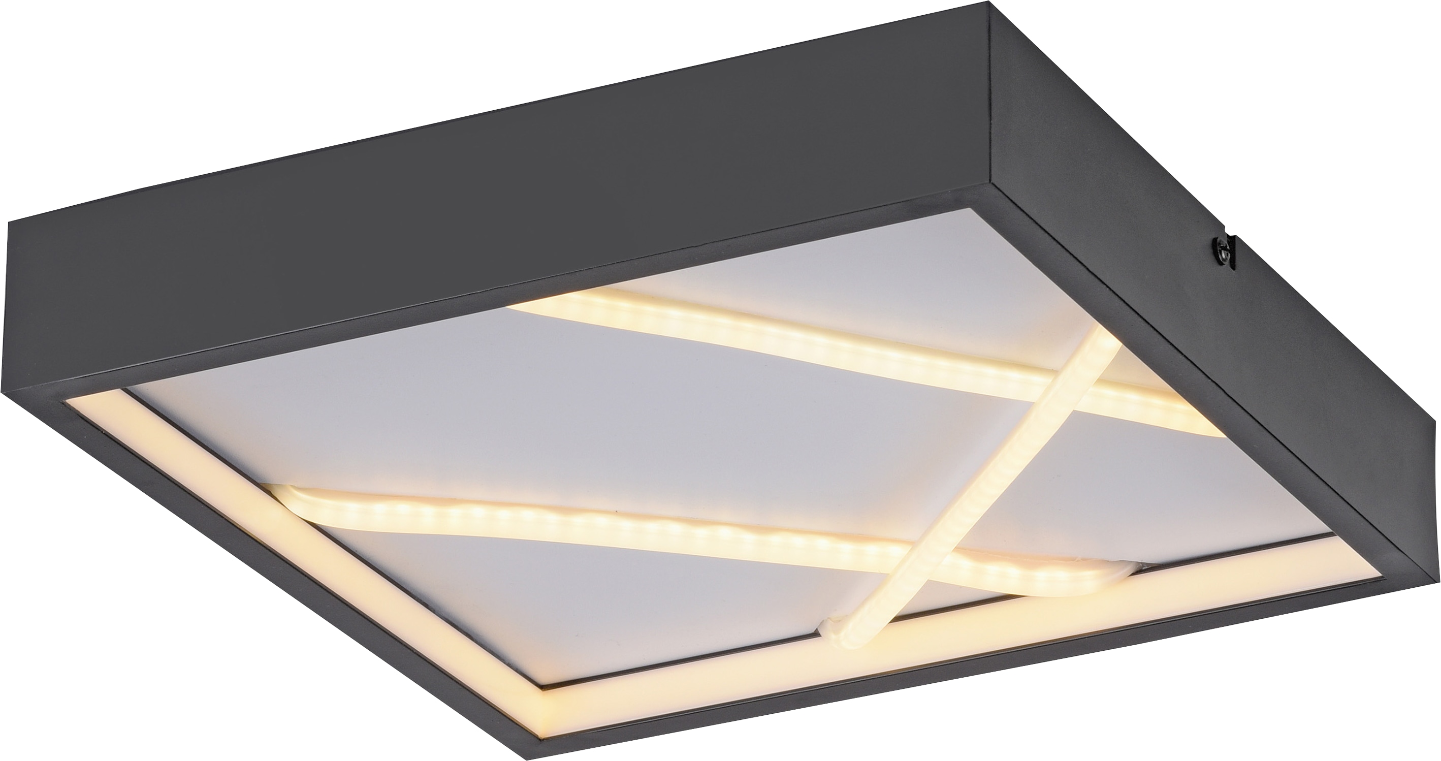 JUST LIGHT LED-Deckenleuchte 14092-18, 28W, 3000K, 3500lm, warmweiß, IP20, schwarz JUST LIGHT LED-Deckenleuchte 14092-18, 28W, 3000K, 3500lm, warmweiß, IP20, schwarz