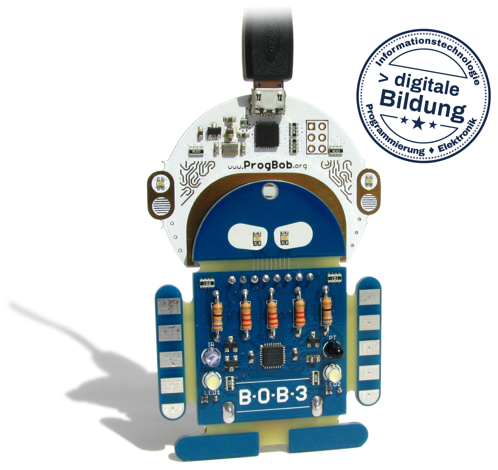 BOB3 Bausatz NICAI SYSTEMS Ein Roboter zum programmieren lernen BOB3 Bausatz NICAI SYSTEMS Ein Roboter zum programmieren lernen