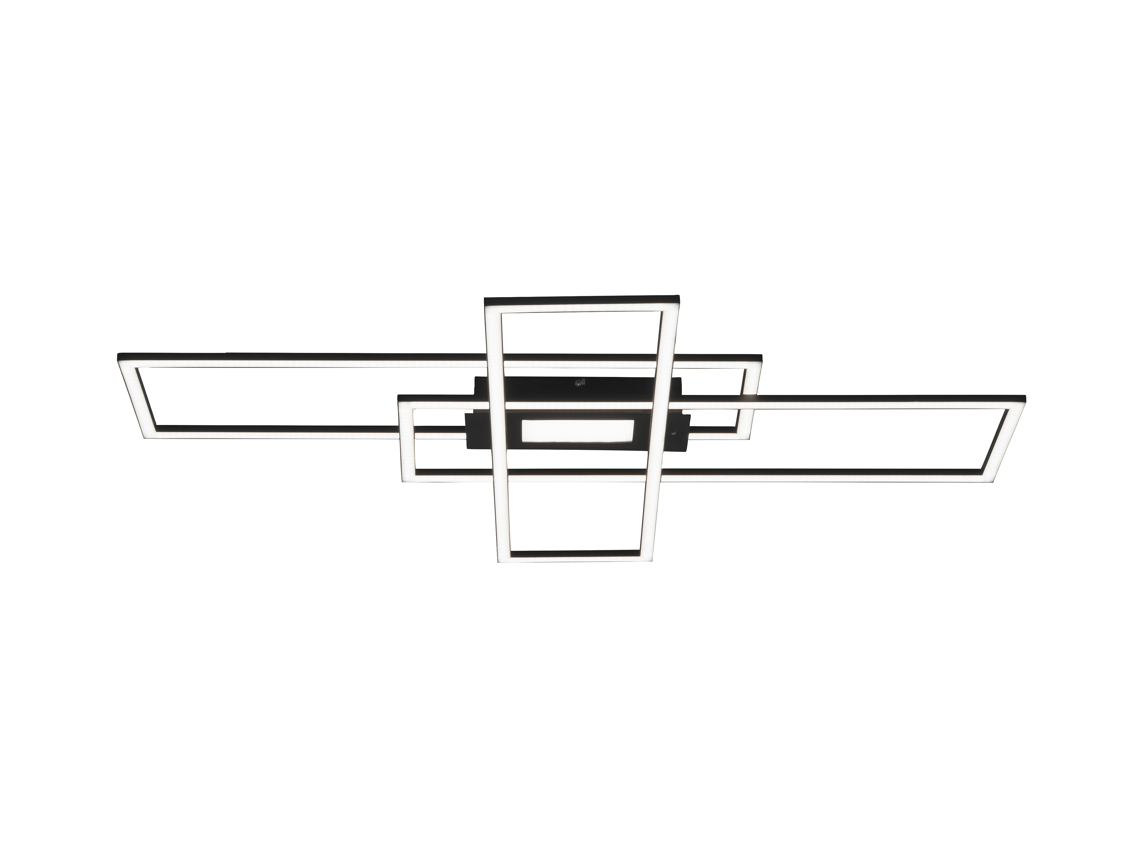 JUST LIGHT LED-Deckenleuchte 14693-18, 45W, 5500lm, schwarz