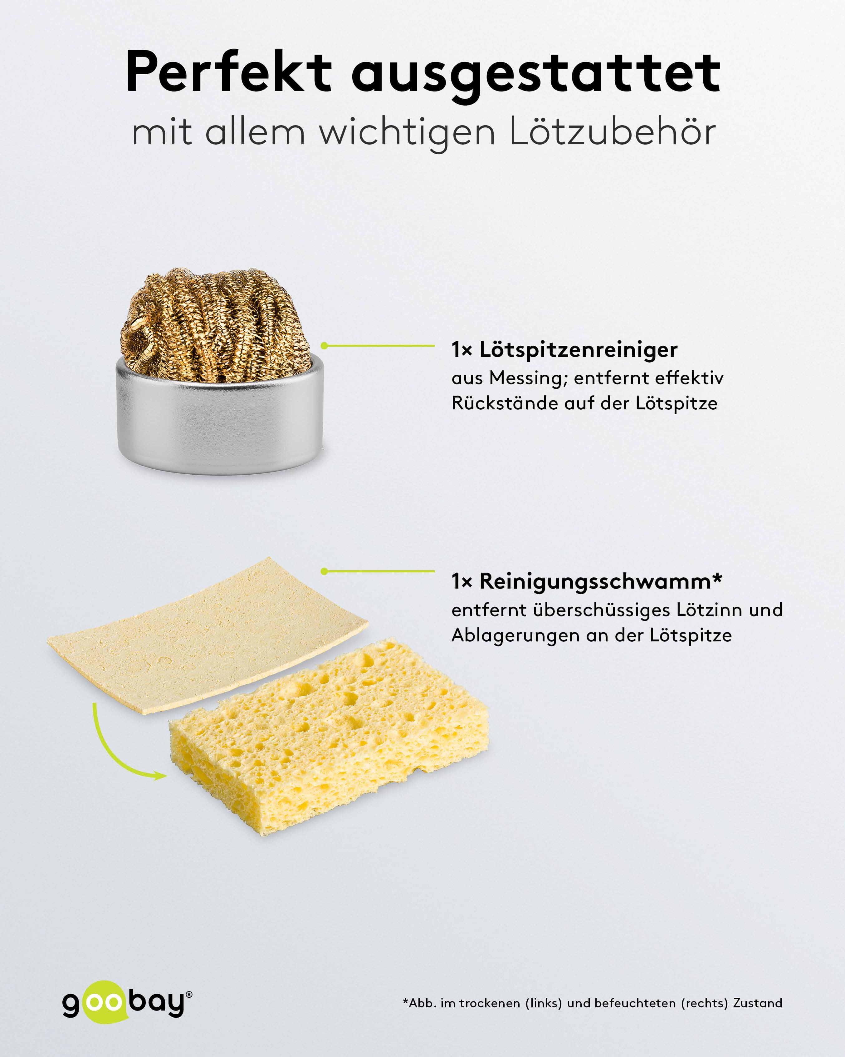 GOOBAY Löthilfe, 76561, mit Schwanenhals-Armen und Lötkolbenständer GOOBAY Löthilfe, 76561, mit Schwanenhals-Armen und Lötkolbenständer