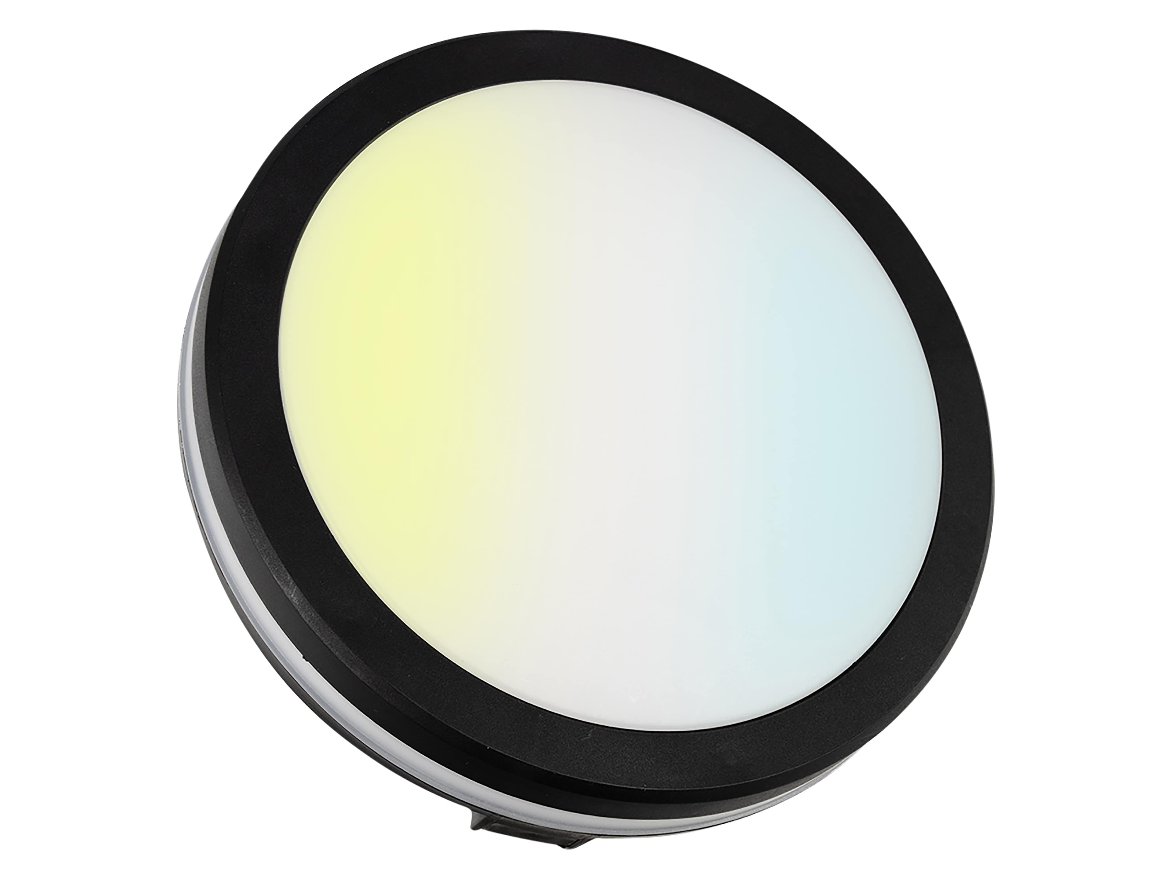 LUXULA LED-Deckenleuchte, 30W, EEK: F, 3000lm, CCT, IP65, schwarz/weiß LUXULA LED-Deckenleuchte, 30W, EEK: F, 3000lm, CCT, IP65, schwarz/weiß