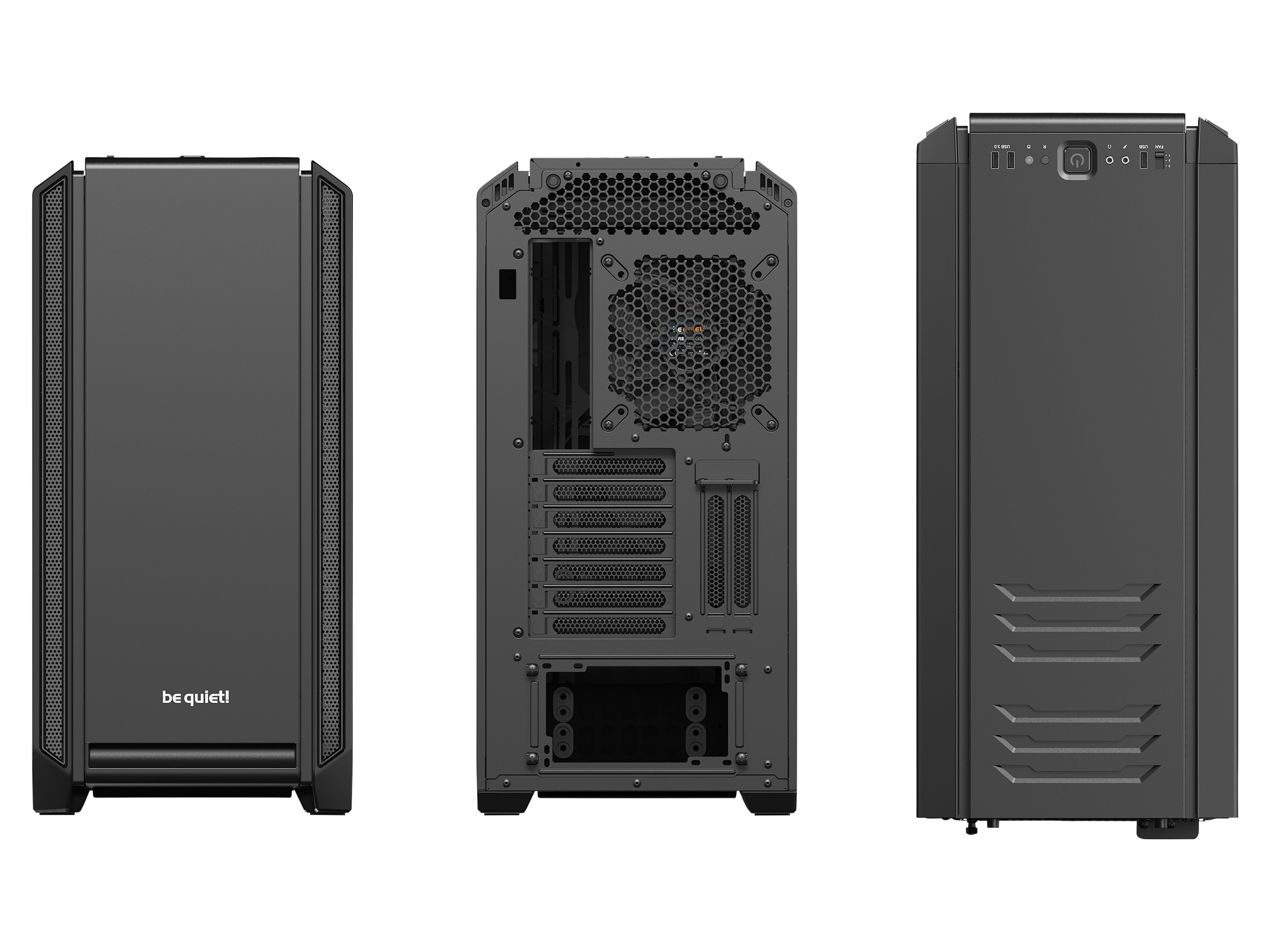 BE QUIET! Midi Tower Silent Base 601 schwarz BE QUIET! Midi Tower Silent Base 601 schwarz