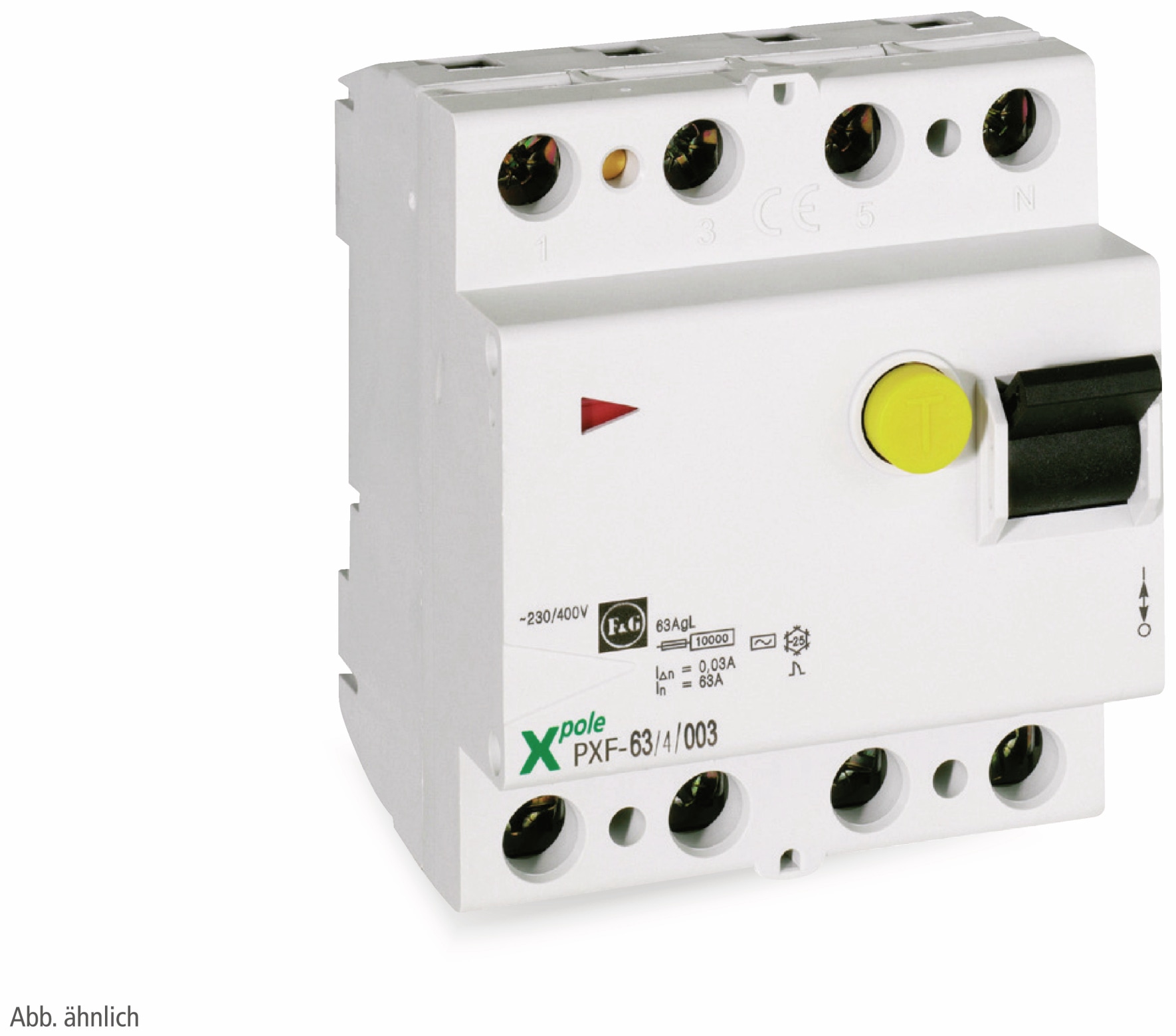 EATON Fehlerstrom-Schutzschalter PXF-63/4/003-A, 63/0,03 A
