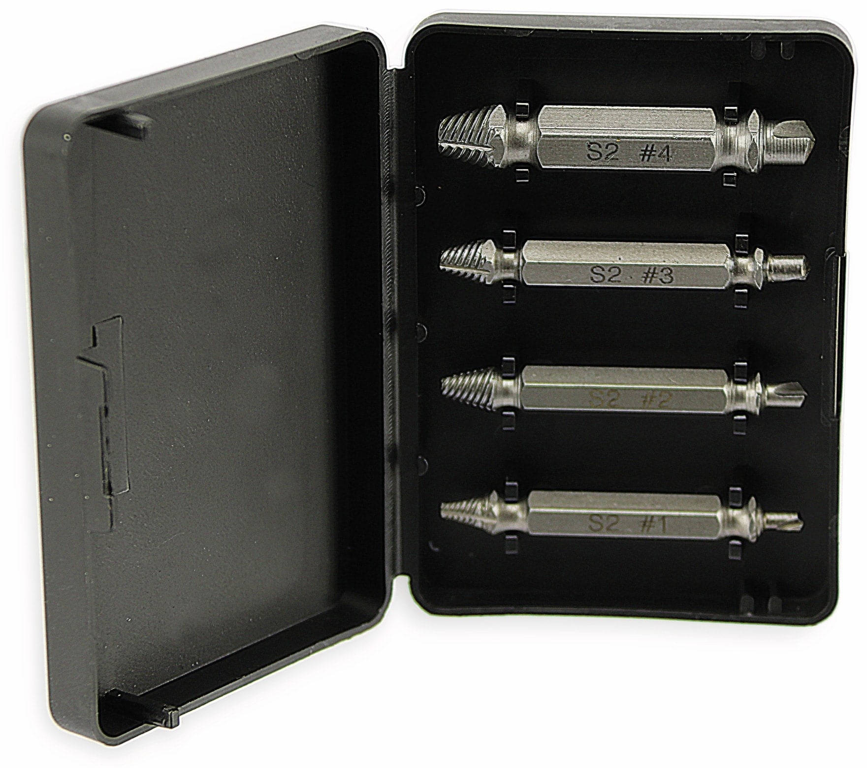 MASTERPROOF Schraubenausdreher Set 2056, 4-teilig, 3…12 mm MASTERPROOF Schraubenausdreher Set 2056, 4-teilig, 3…12 mm