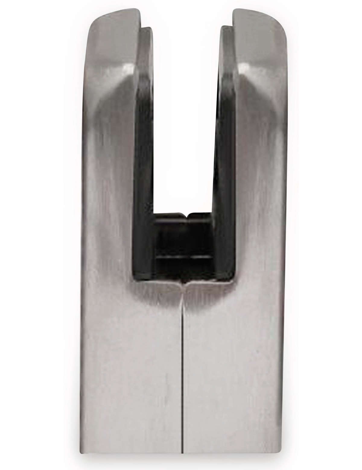 Glashalter, Edelstahl, 45x45 mm, 8 mm, flach Glashalter, Edelstahl, 45x45 mm, 8 mm, flach