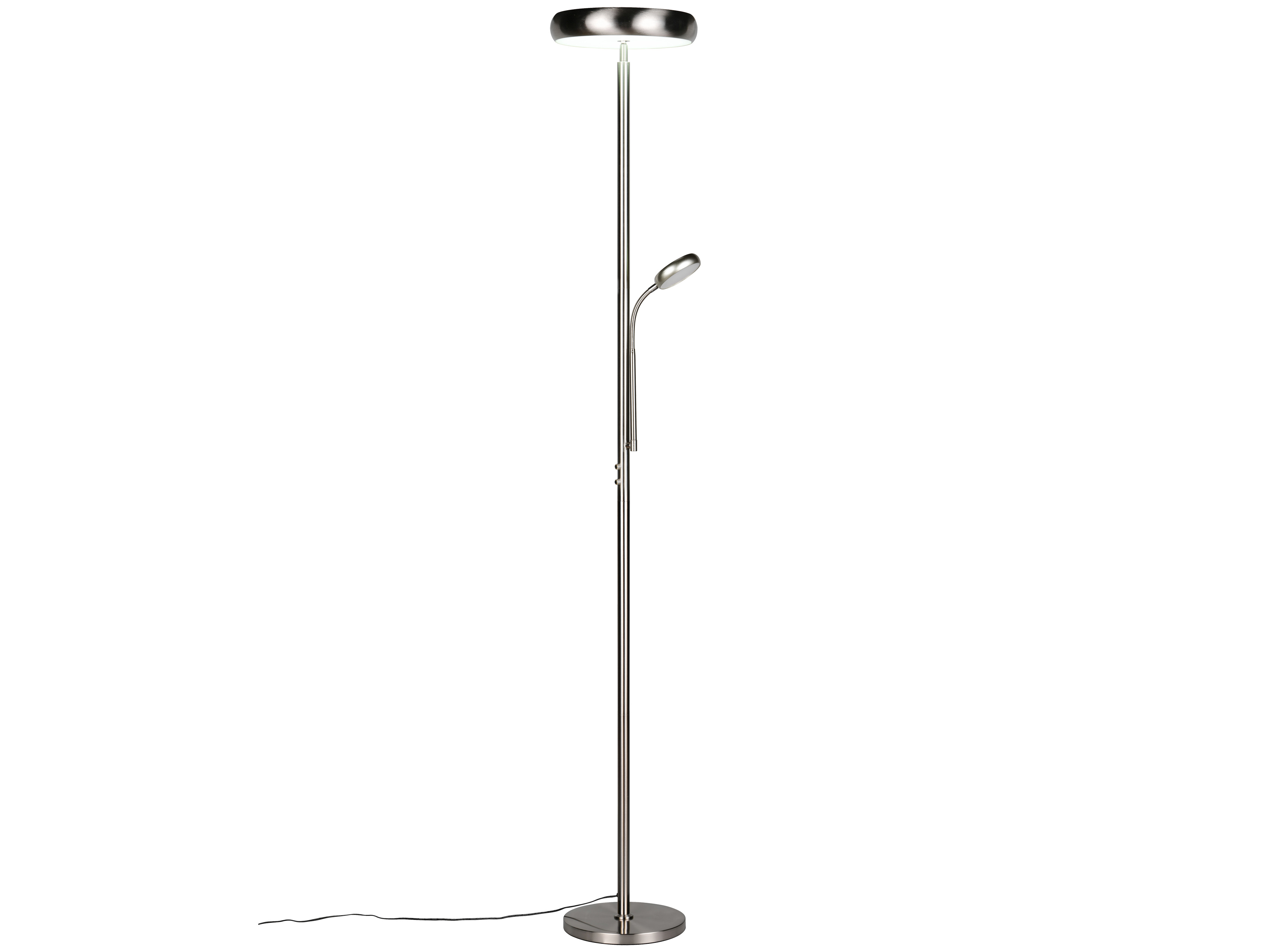 REALITY LED-Stehleuchte Palermo R45741107, 23W, 3000... 6500K, 2500lm, CCT, IP20, Nickel REALITY LED-Stehleuchte Palermo R45741107, 23W, 3000... 6500K, 2500lm, CCT, IP20, Nickel
