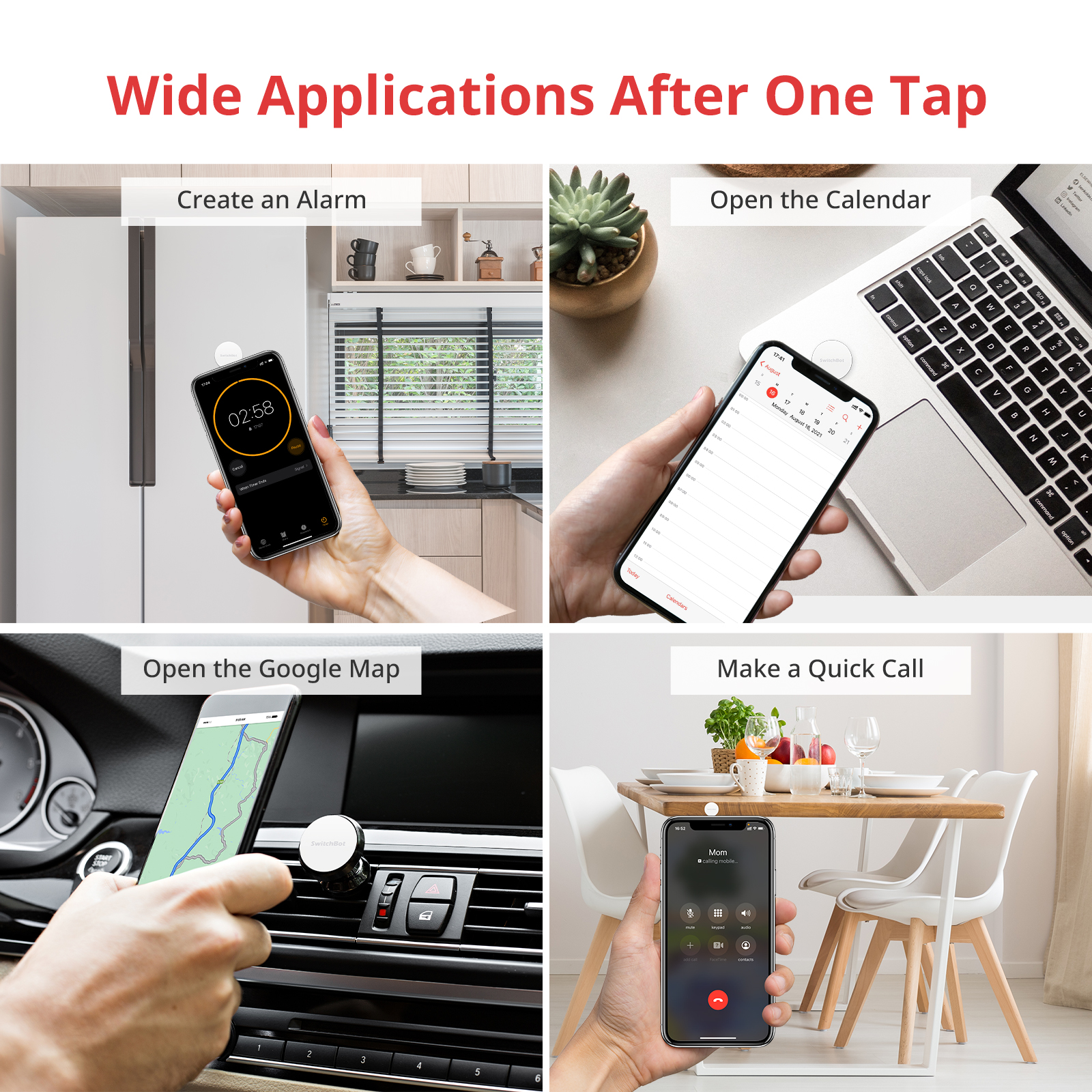 SWITCHBOT Smart Aufkleber, NFC-Tag, weiß, 3er-Pack SWITCHBOT Smart Aufkleber, NFC-Tag, weiß, 3er-Pack