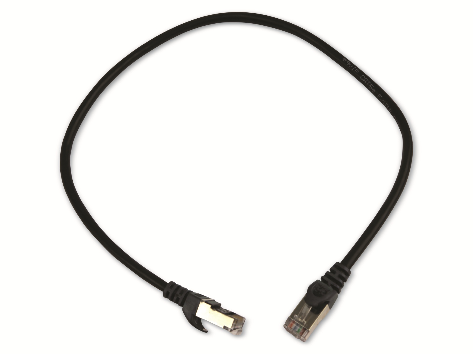 EQUIP CAT.5e Patchkabel, 0,5m, schwarz, 8P8C, F/UTP, crossover, 10er Pack EQUIP CAT.5e Patchkabel, 0,5m, schwarz, 8P8C, F/UTP, crossover, 10er Pack