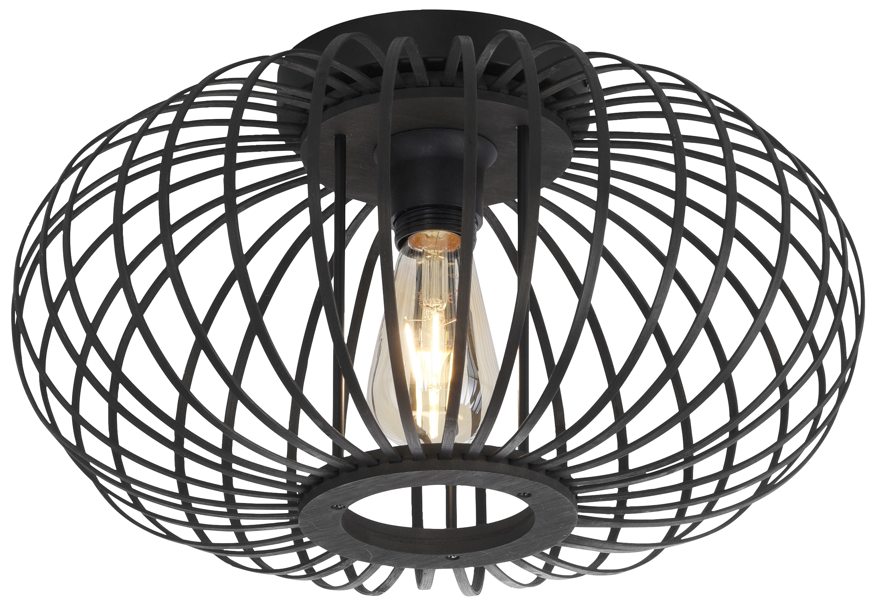 JUST LIGHT Deckenleuchte 11410-18 schwarz, für 1 x E27, max. 40W JUST LIGHT Deckenleuchte 11410-18 schwarz, für 1 x E27, max. 40W