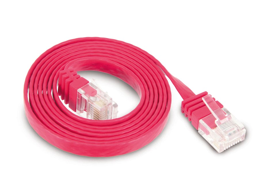 S-IMPULS CAT.6 Patchkabel, slim, 1 m, rot S-IMPULS CAT.6 Patchkabel, slim, 1 m, rot