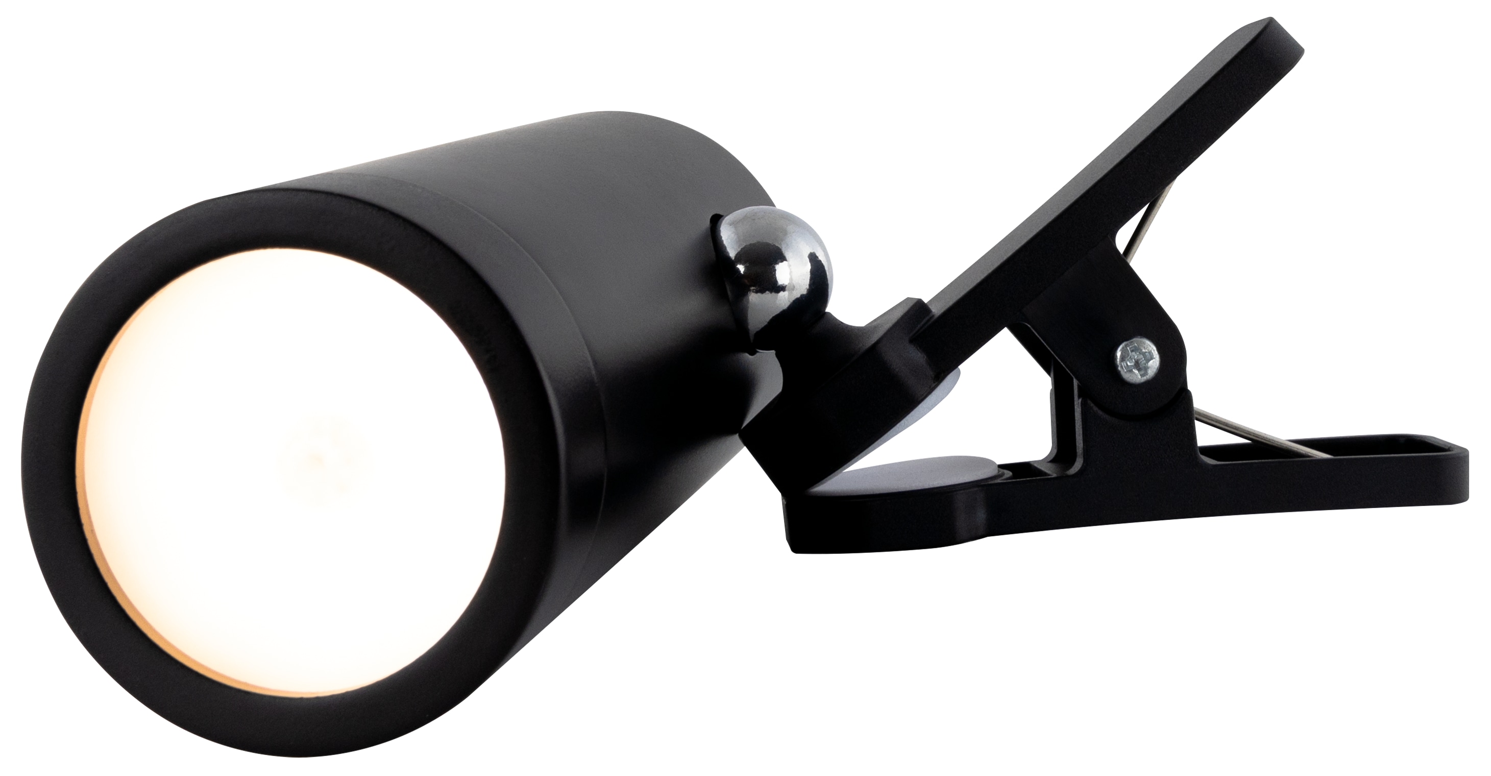 REV LED Akku Clip-Leuchte, IP54, schwarz REV LED Akku Clip-Leuchte, IP54, schwarz