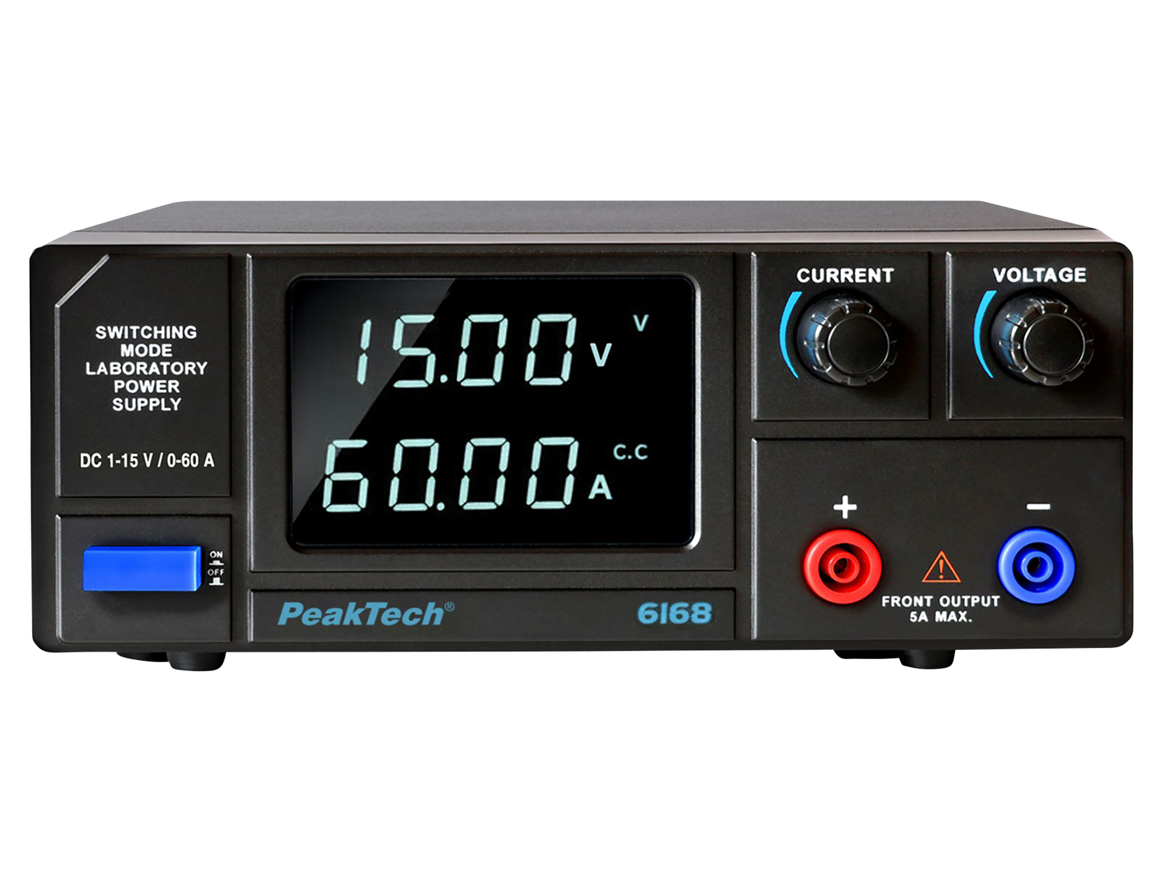 PEAKTECH Labornetzgerät P 6168, 1...15 V, 0...60 A, 900 W