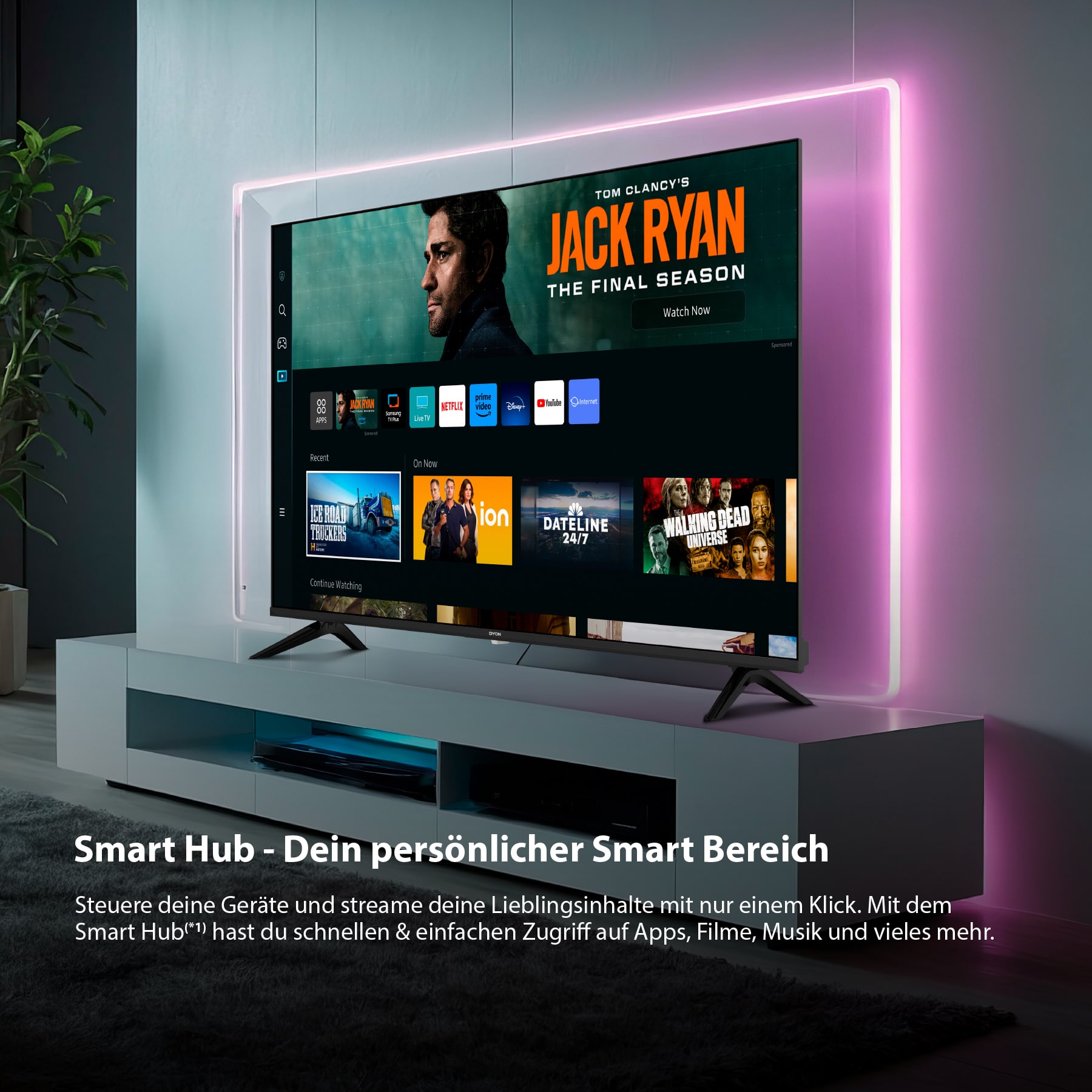 DYON LED-TV Ultimax 32H-TI-W, 80 cm (32"), EEK: F DYON LED-TV Ultimax 32H-TI-W, 80 cm (32"), EEK: F
