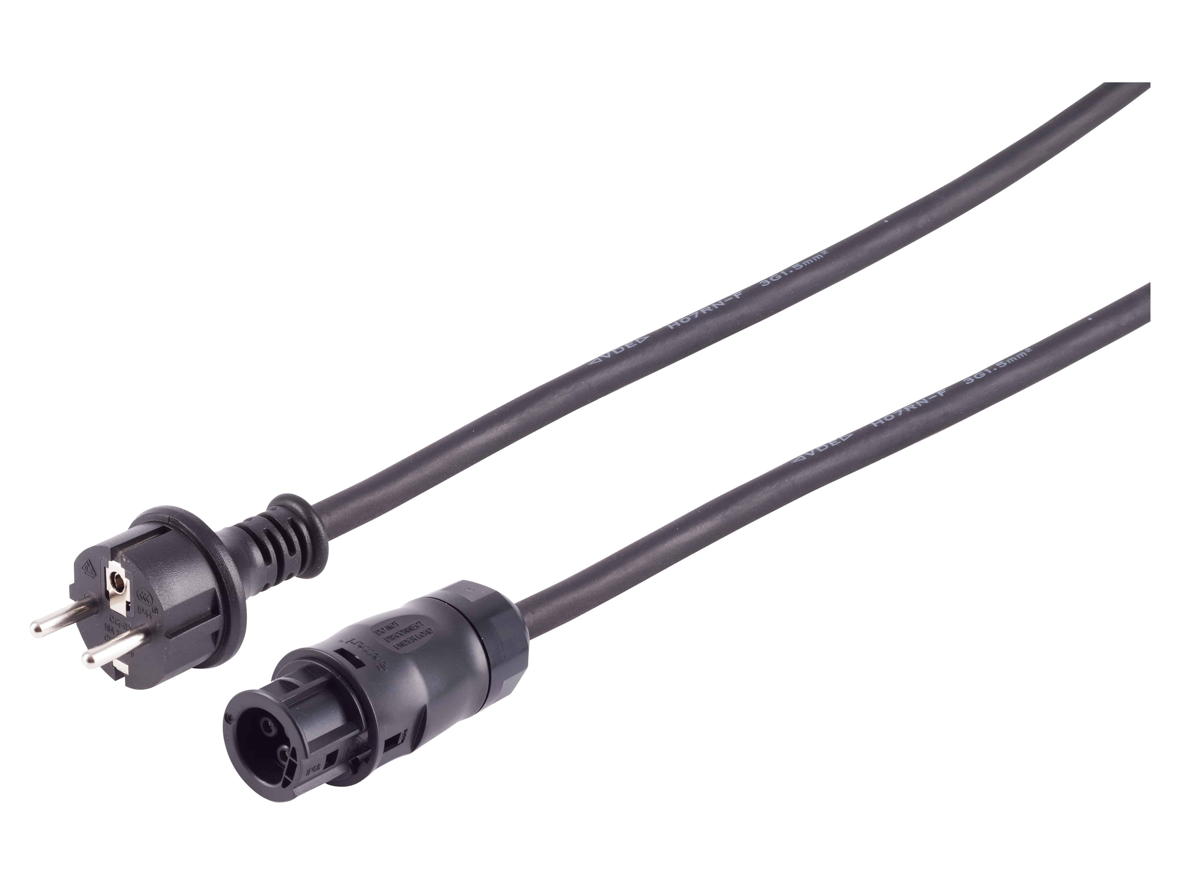 S-IMPULS PV Strom-Einspeisekabel, BC01-CEE 7/7, 10m S-Impuls PV Strom-Einspeisekabel, BC01-CEE 7/7, 10m