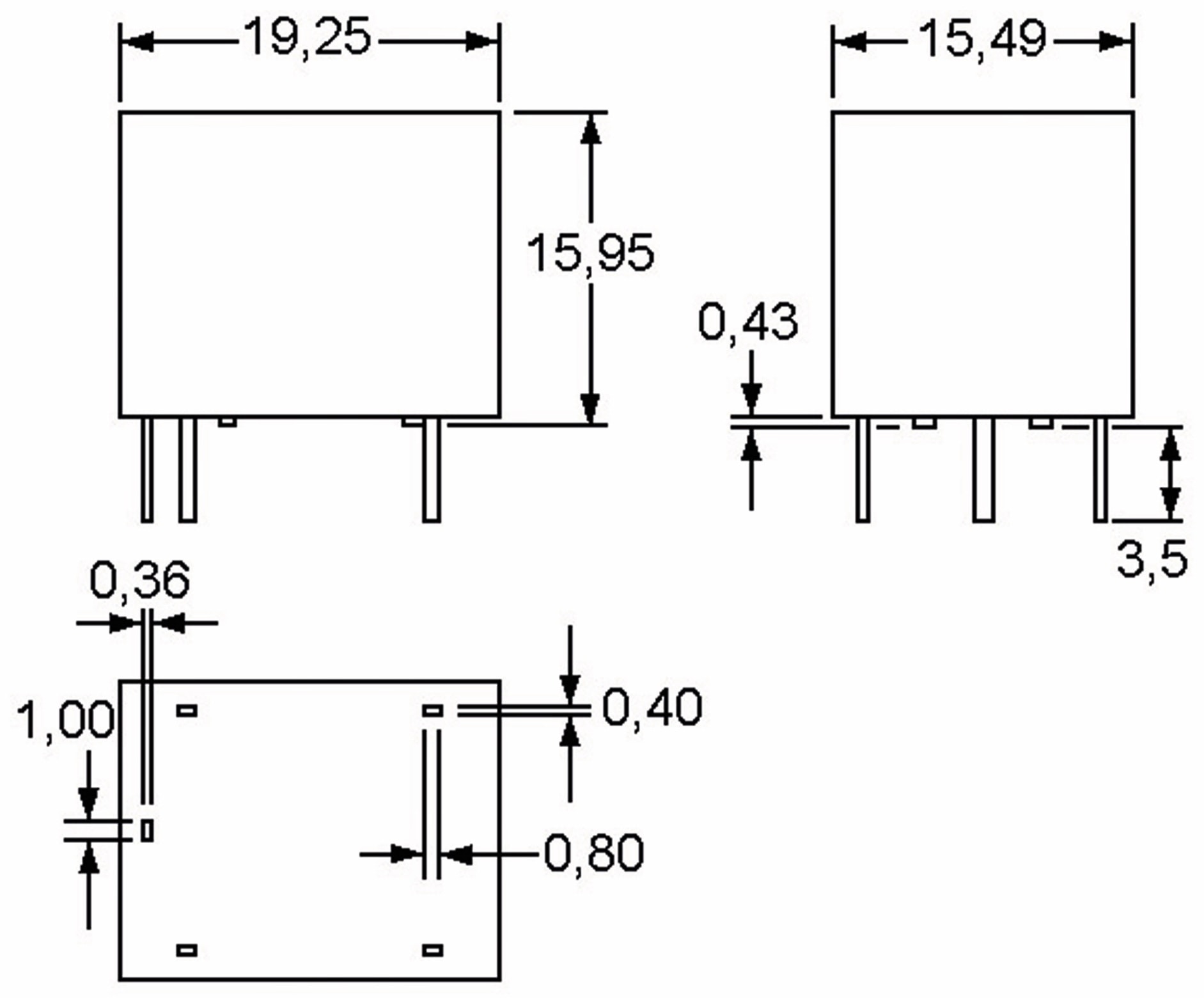 ZETTLER Relais AZ943-1CH-24DE, print, 24 V-, 10 A, 1xUM ZETTLER Relais AZ943-1CH-24DE, print, 24 V-, 10 A, 1xUM