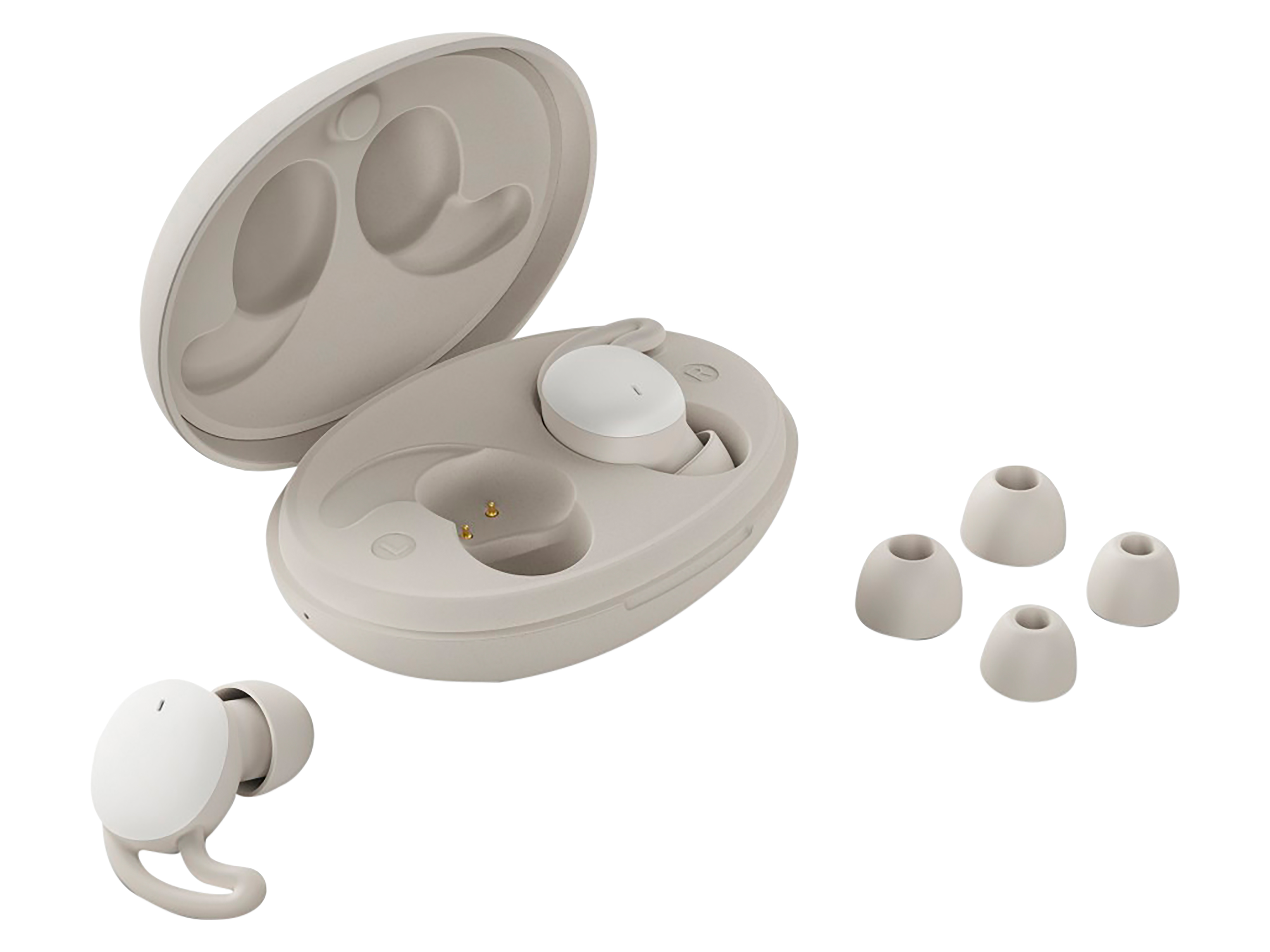 HAMA Kabellose Kopfhörer, Spirit Calm TWS, In-Ear, Schlafkopfhörer, Weiß/Grau HAMA Kabellose Kopfhörer, Spirit Calm TWS, In-Ear, Schlafkopfhörer, Weiß/Grau