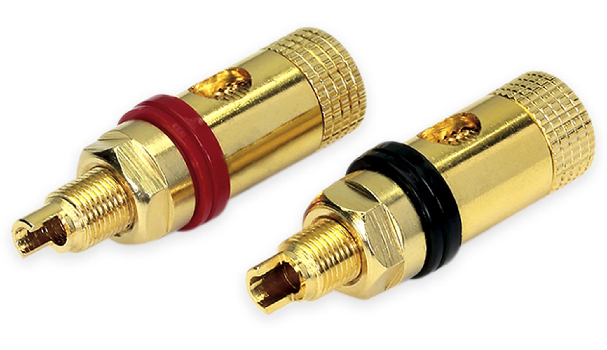 DYNAVOX Bananeneinbaubuchse PRO V, 2er-Set, vergoldet DYNAVOX Bananeneinbaubuchse PRO V, 2er-Set, vergoldet