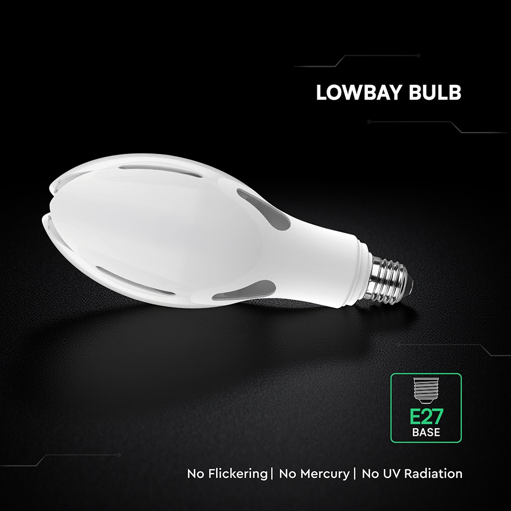 V-TAC LED-Lampe VT-21285-6, EEK: E, 36W, 4000lm, 6500k, E27, 300°,Olive V-TAC LED-Lampe VT-21285-6, EEK: E, 36W, 4000lm, 6500k, E27, 300°,Olive