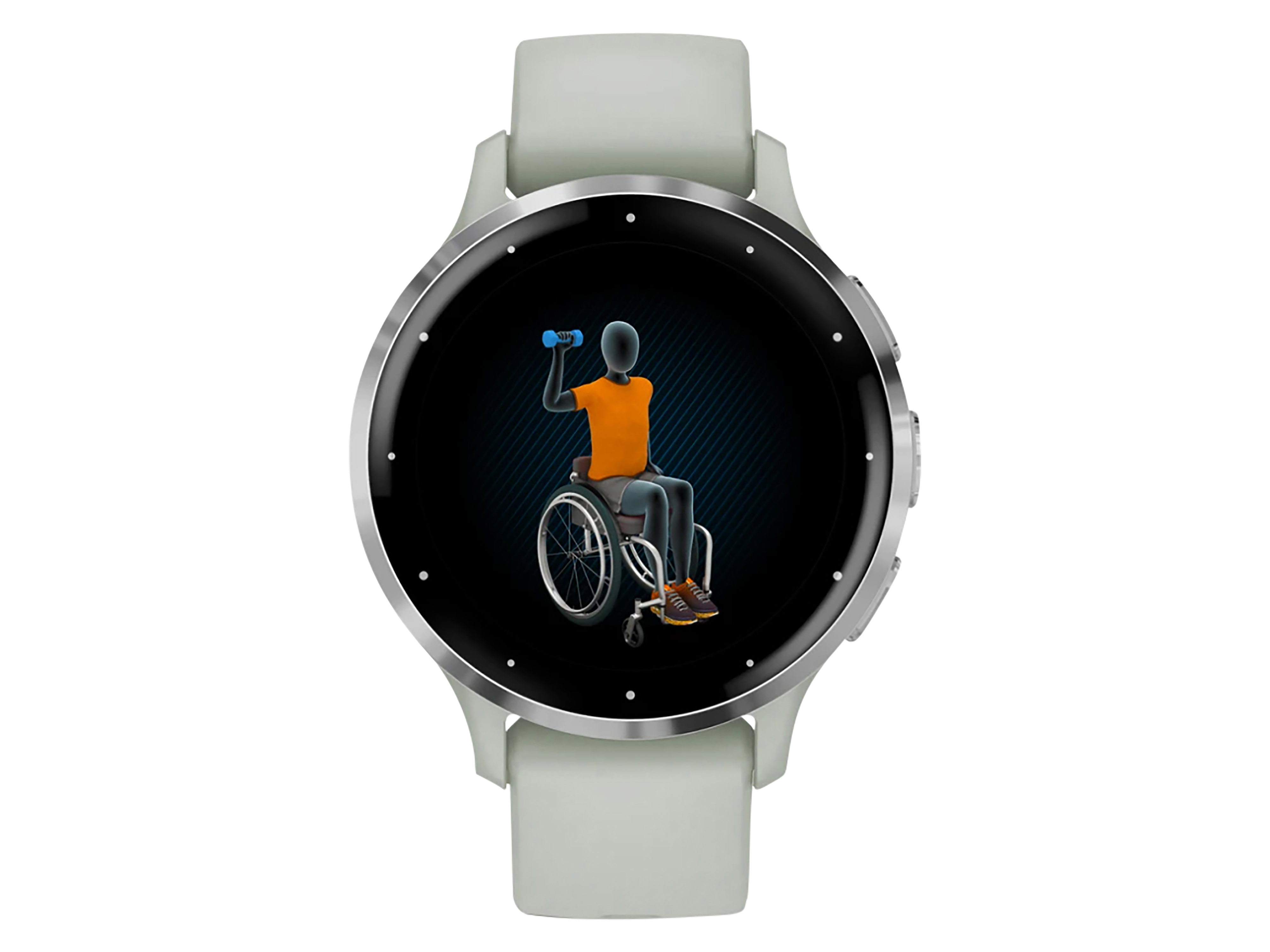 GARMIN Smartwatch Venu 3S salbeigrau/silber Silikon