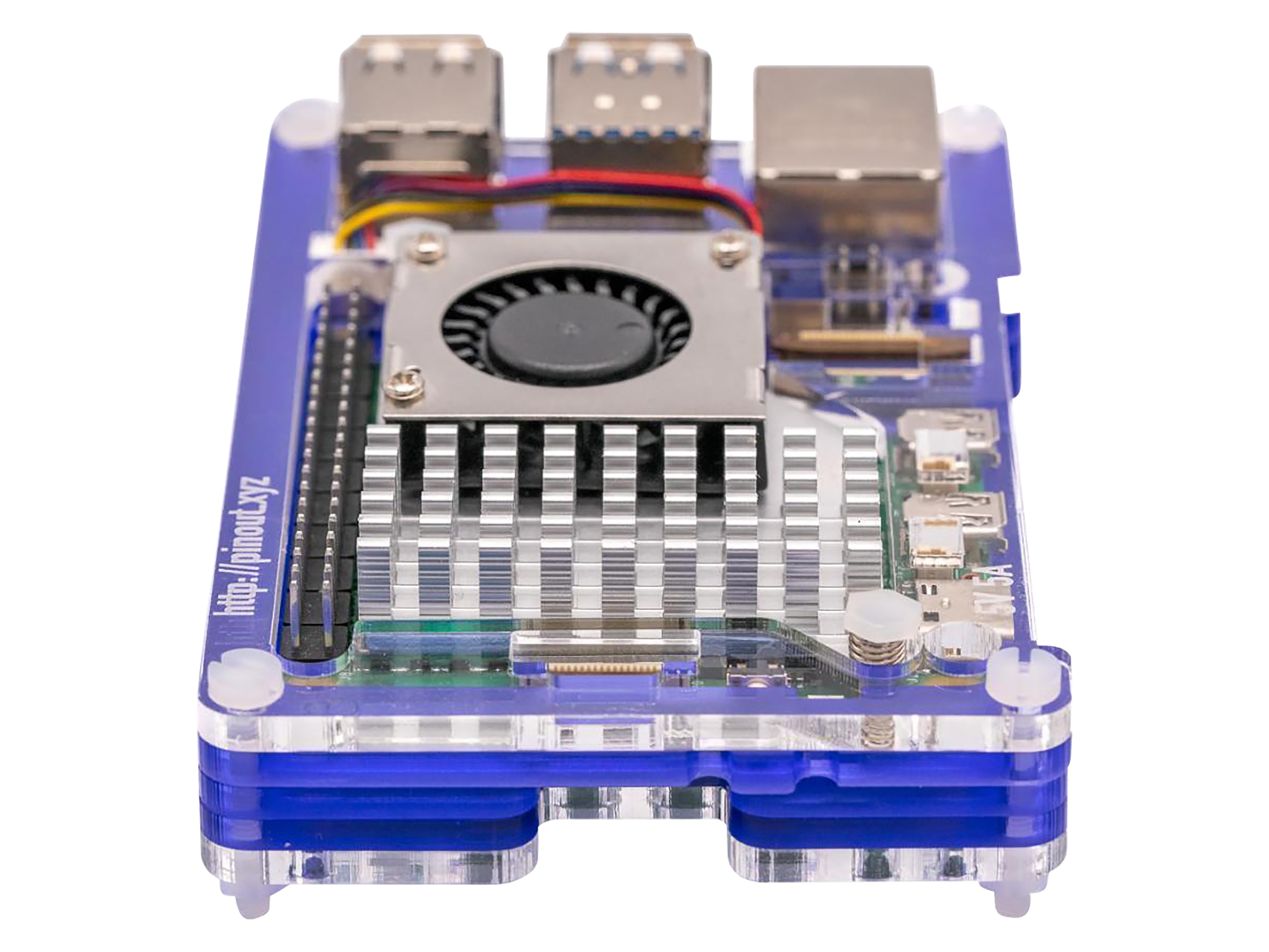 PIMORONI Pibow Gehäuse für Raspberry Pi 5, Lila, PIM679 PIMORONI Pibow Gehäuse für Raspberry Pi 5, Lila, PIM679